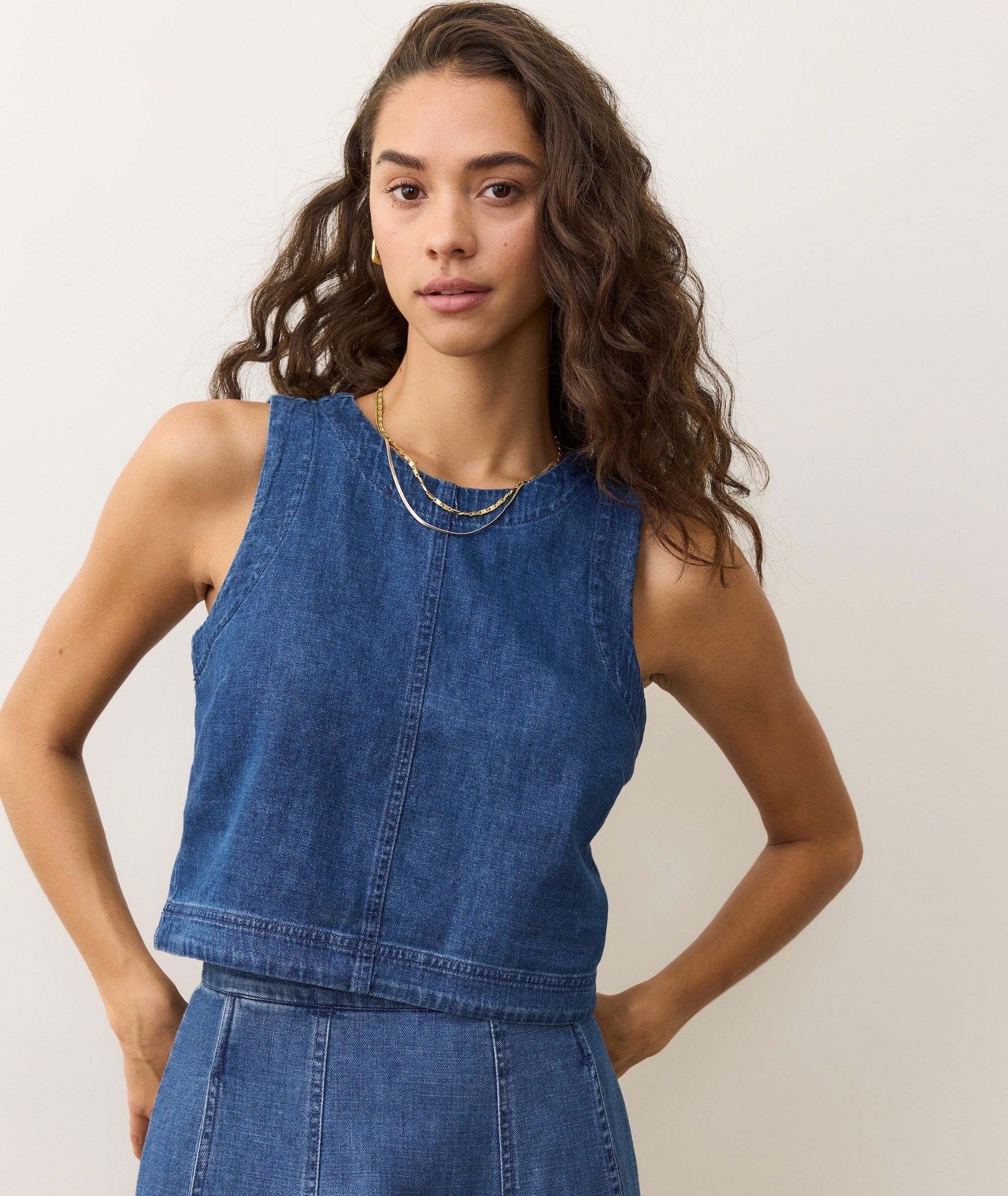 Quinn Denim Tank Product Image