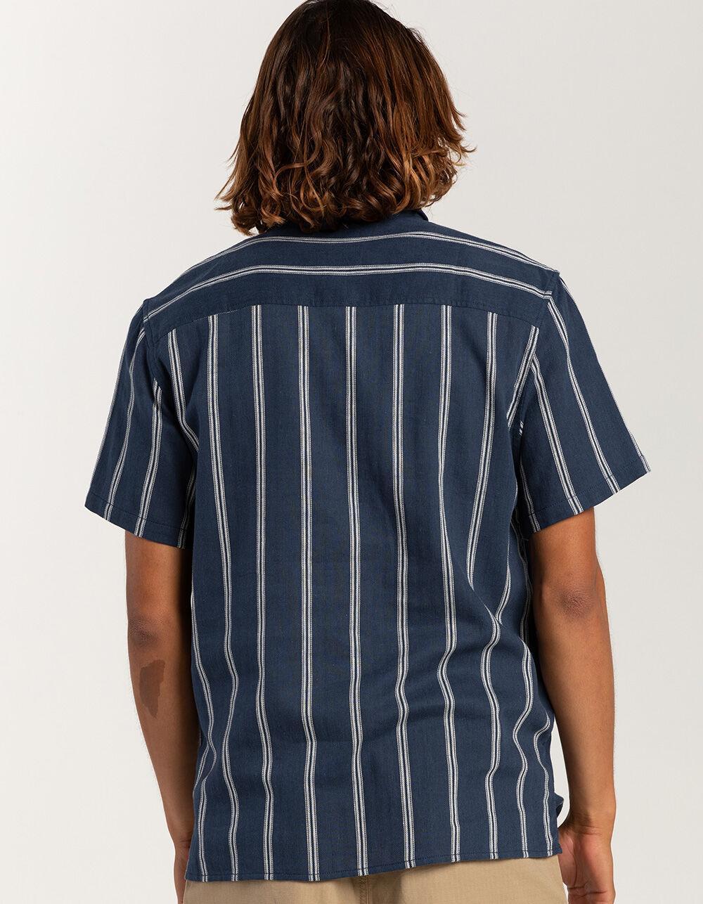 RSQ Mens Stripe Linen Blend Shirt Product Image