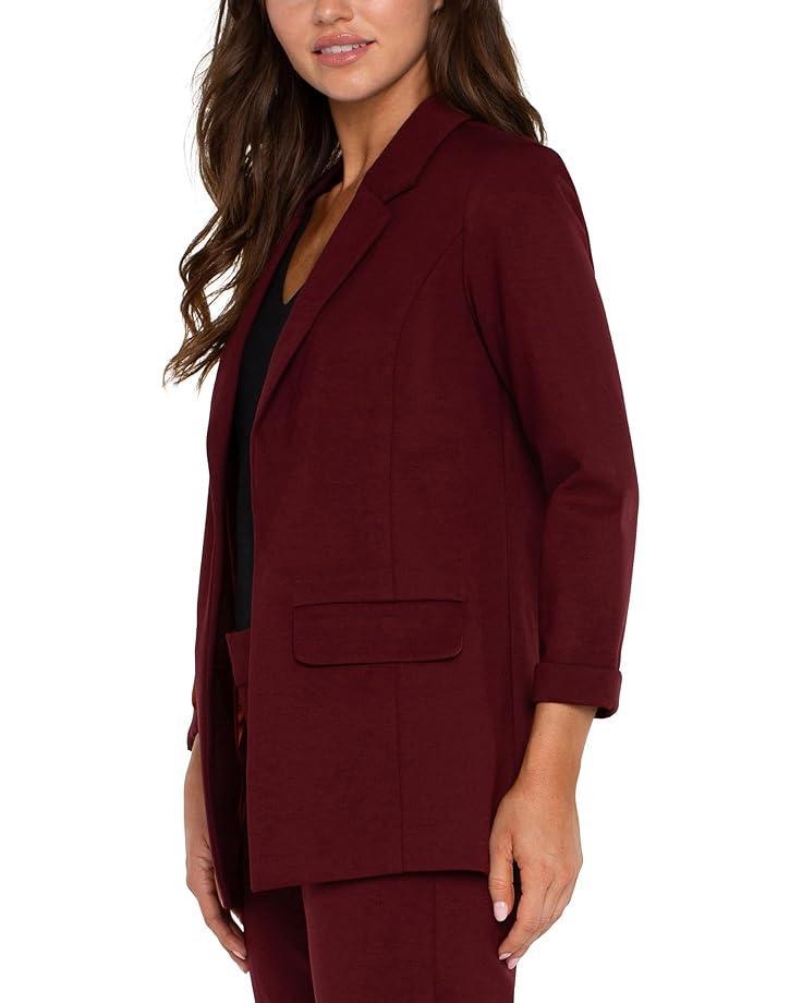 Fitted Blazer Soft Touch Twill Product Image