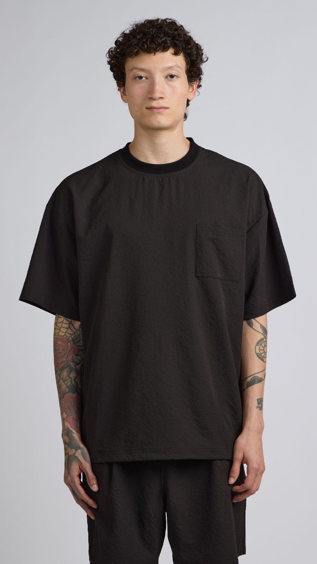 Leisure Shirt In Black Male Product Image