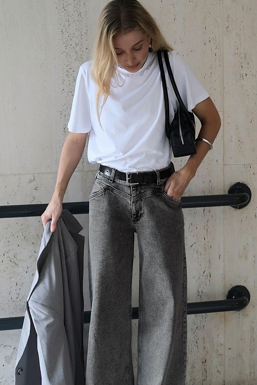 Round Neck Cotton T-Shirt Product Image