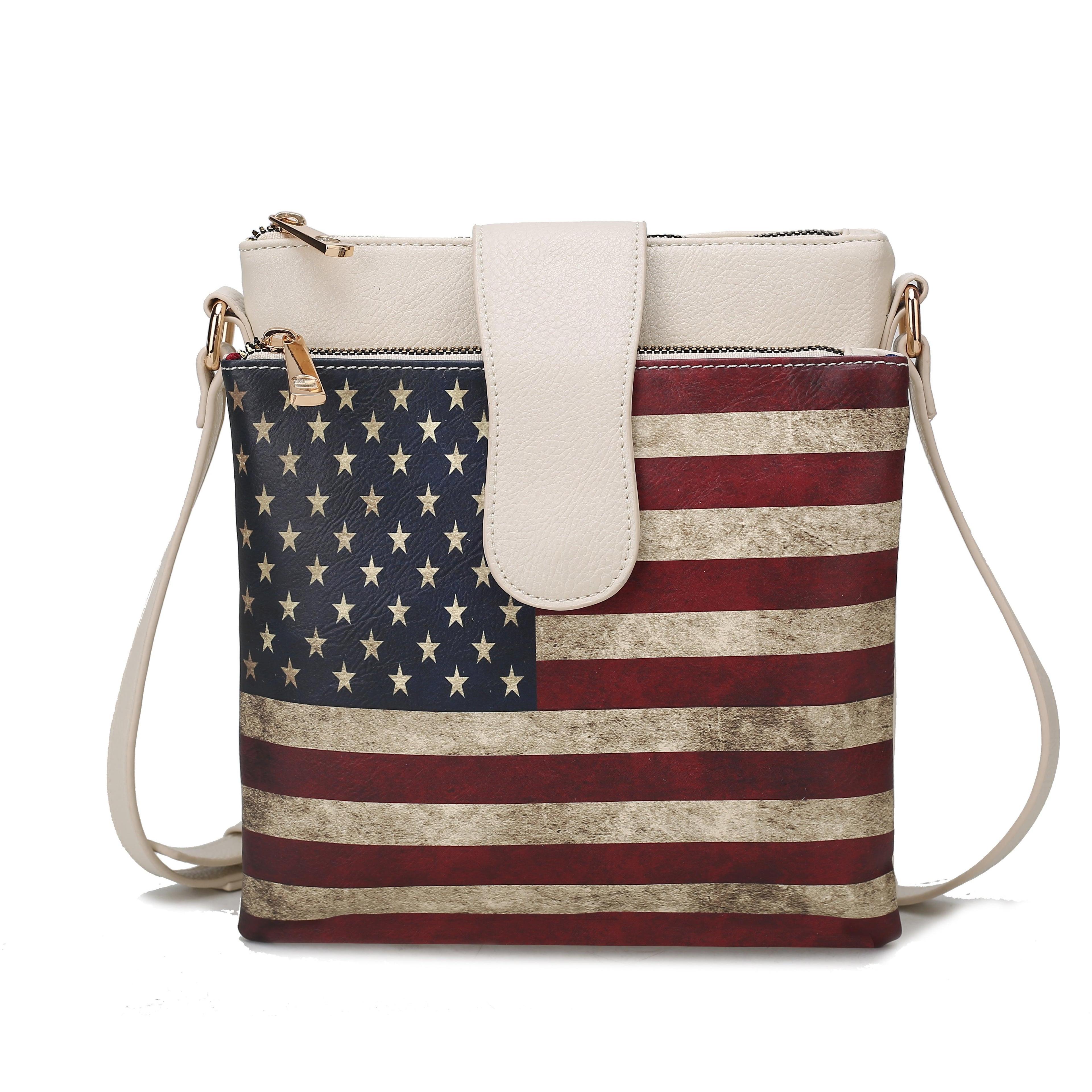 MKF Collection Women's Josephine Printed Flag Crossbody Bag Female Product Image