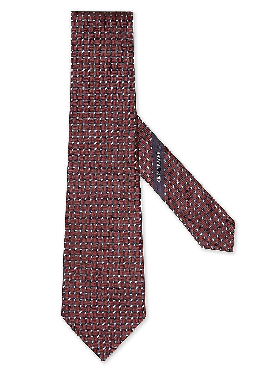 Mens Cinque Pieghe Silk Tie Product Image