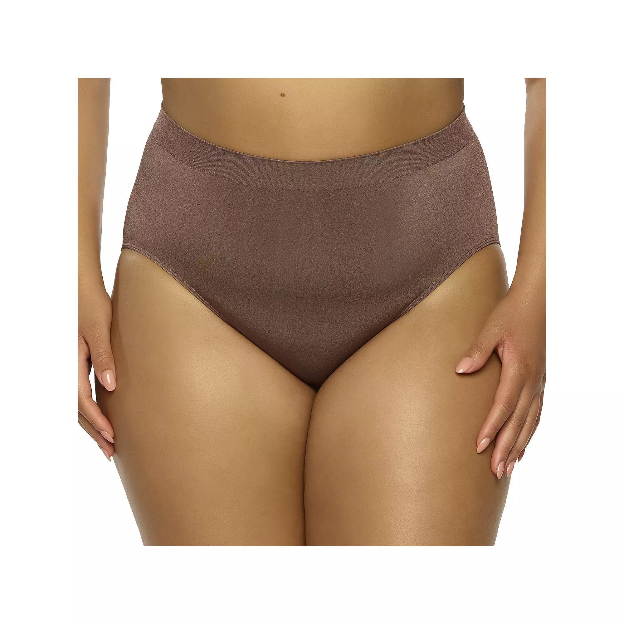 Plus Size Paramour by Felina Body Smooth Brief Panty 655128, Women's, Size: XXL, Sparrow Srw Product Image