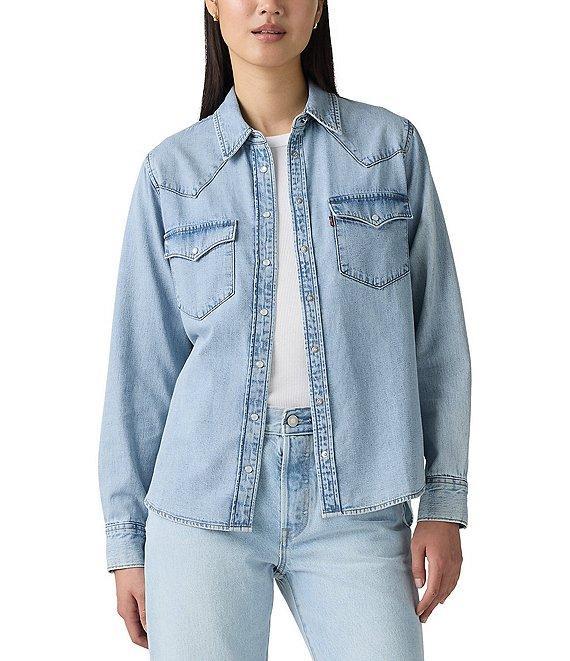 Levi's® Long Sleeve Ultimate Denim Western Shirt Product Image