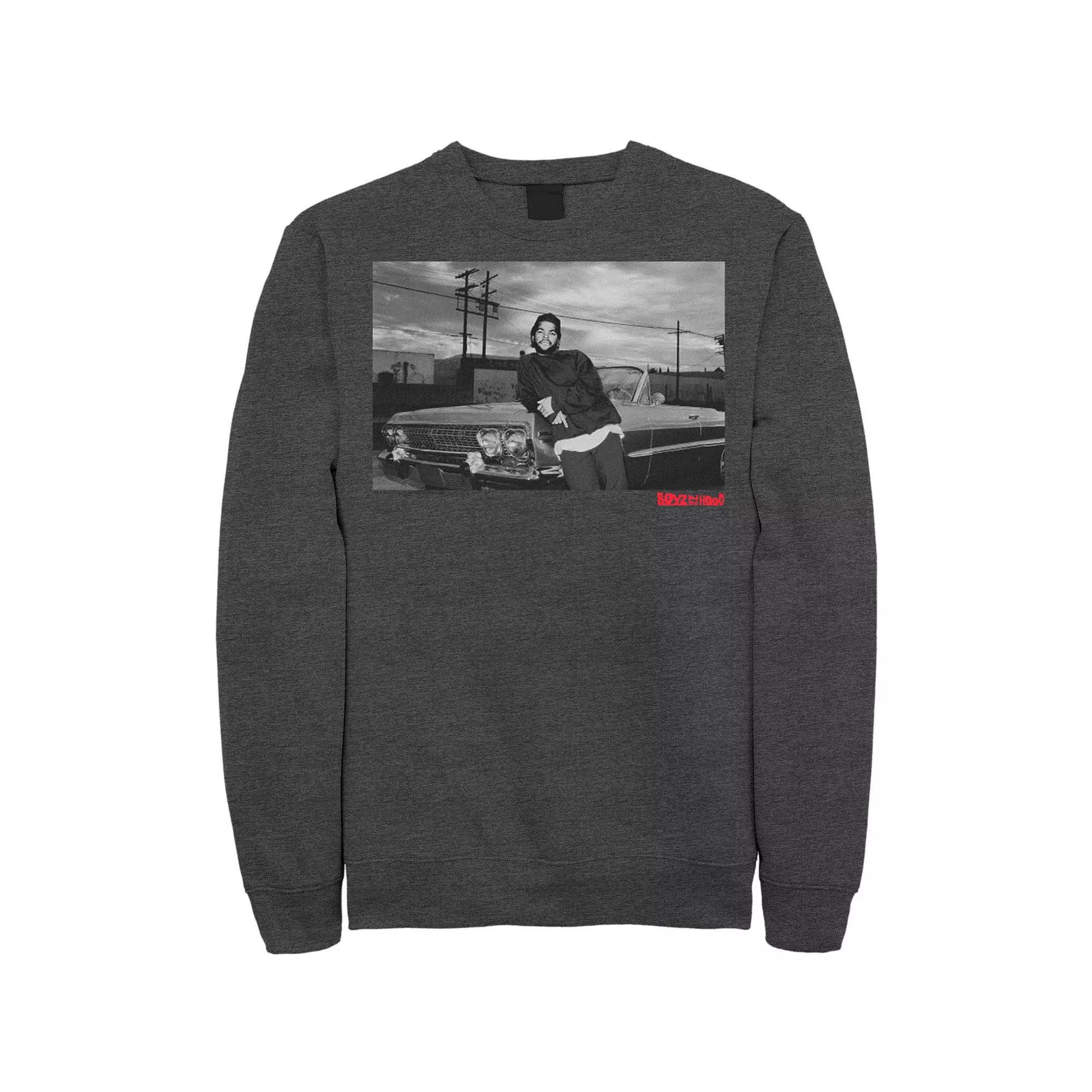 Men's Boyz In The Hood Candid Photo Real Sweatshirt, Size: Small, Grey Heather Product Image