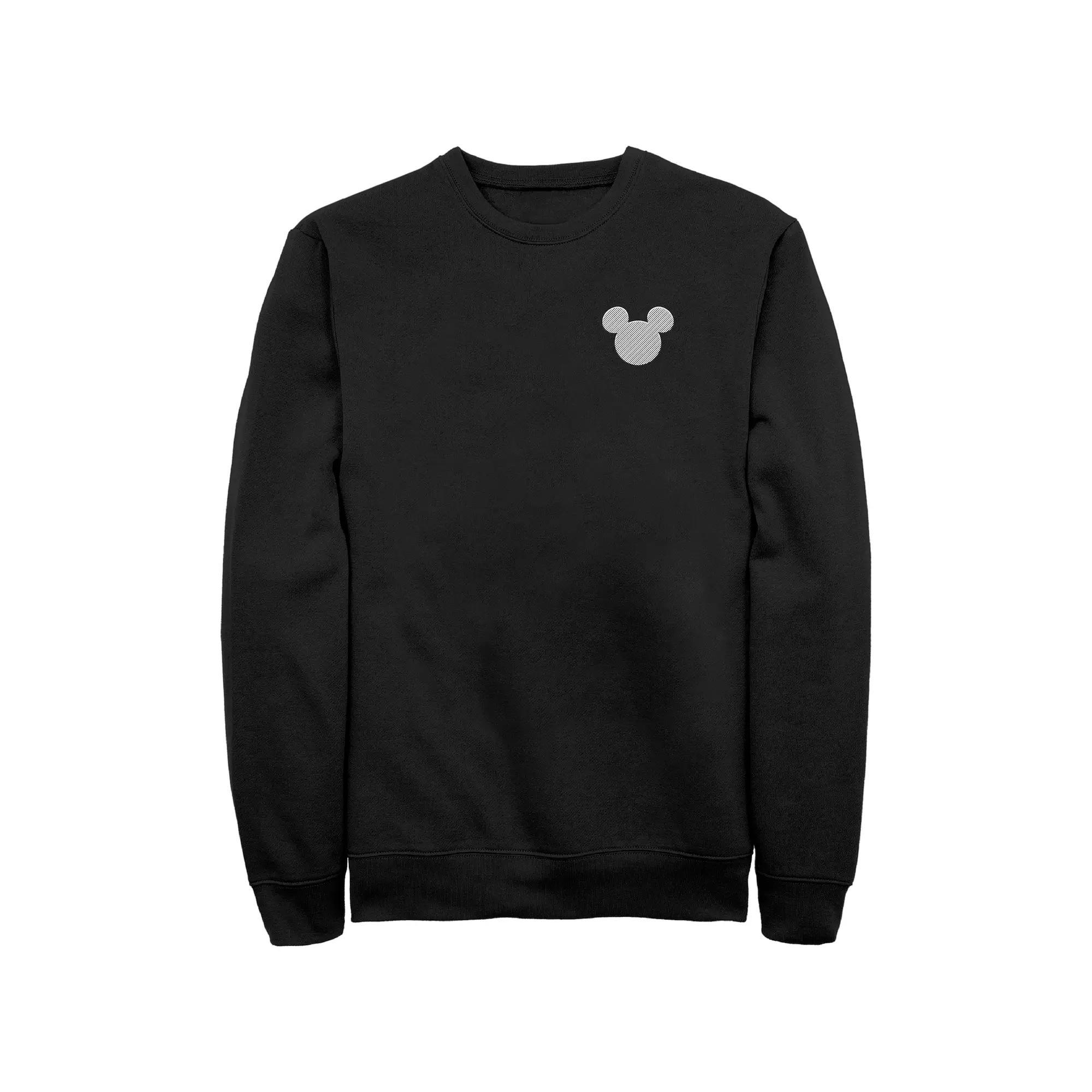 Men's Mickey Mouse Head Silhouette Graphic Fleece,  Product Image