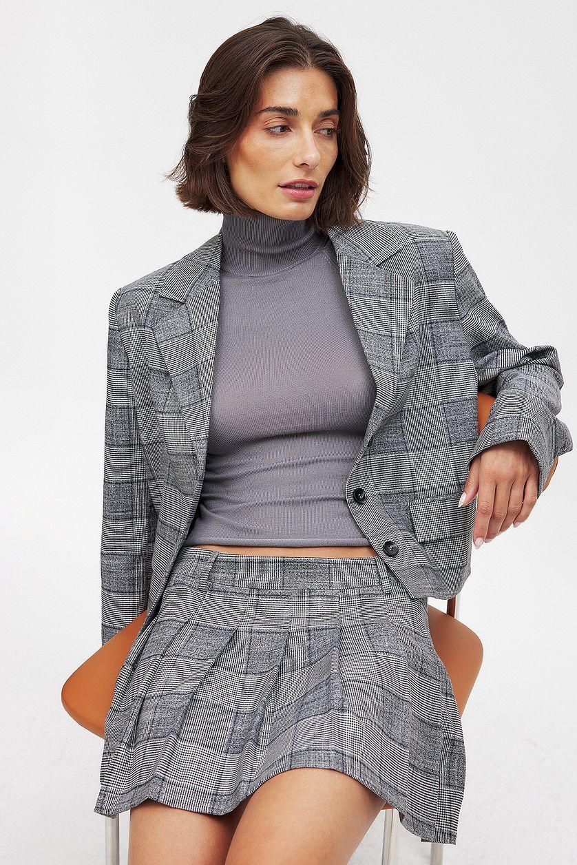 Regular Checked Blazer Product Image