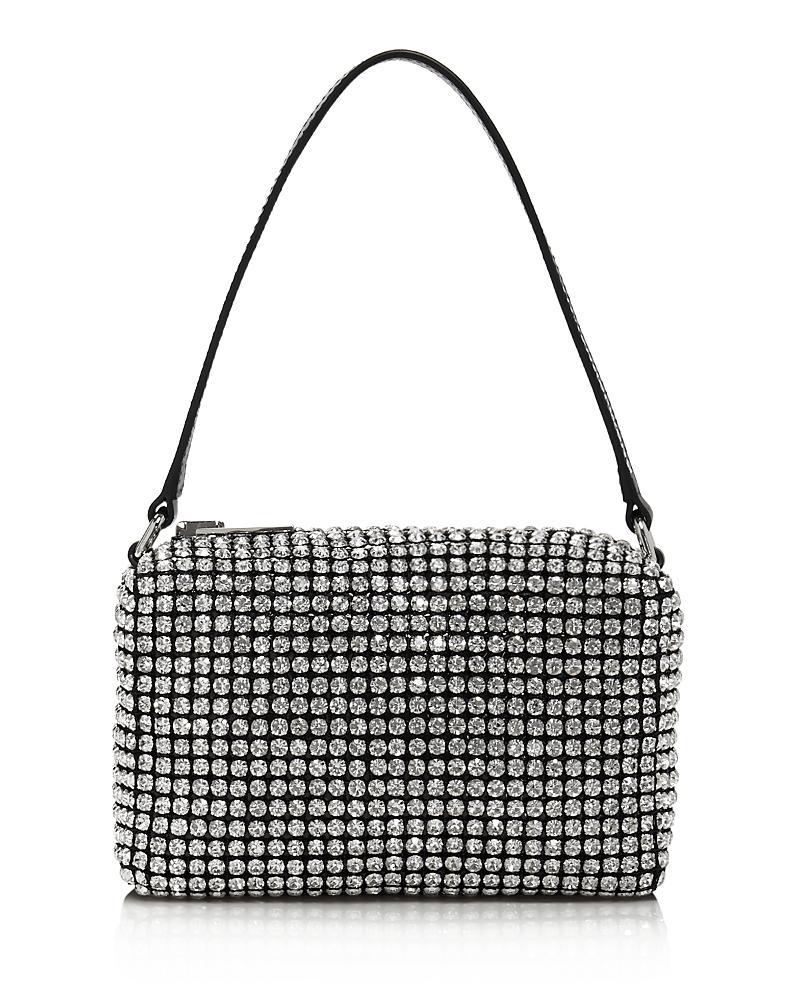 Womens Medium Heiress Rhinestone Mesh Pouch Product Image