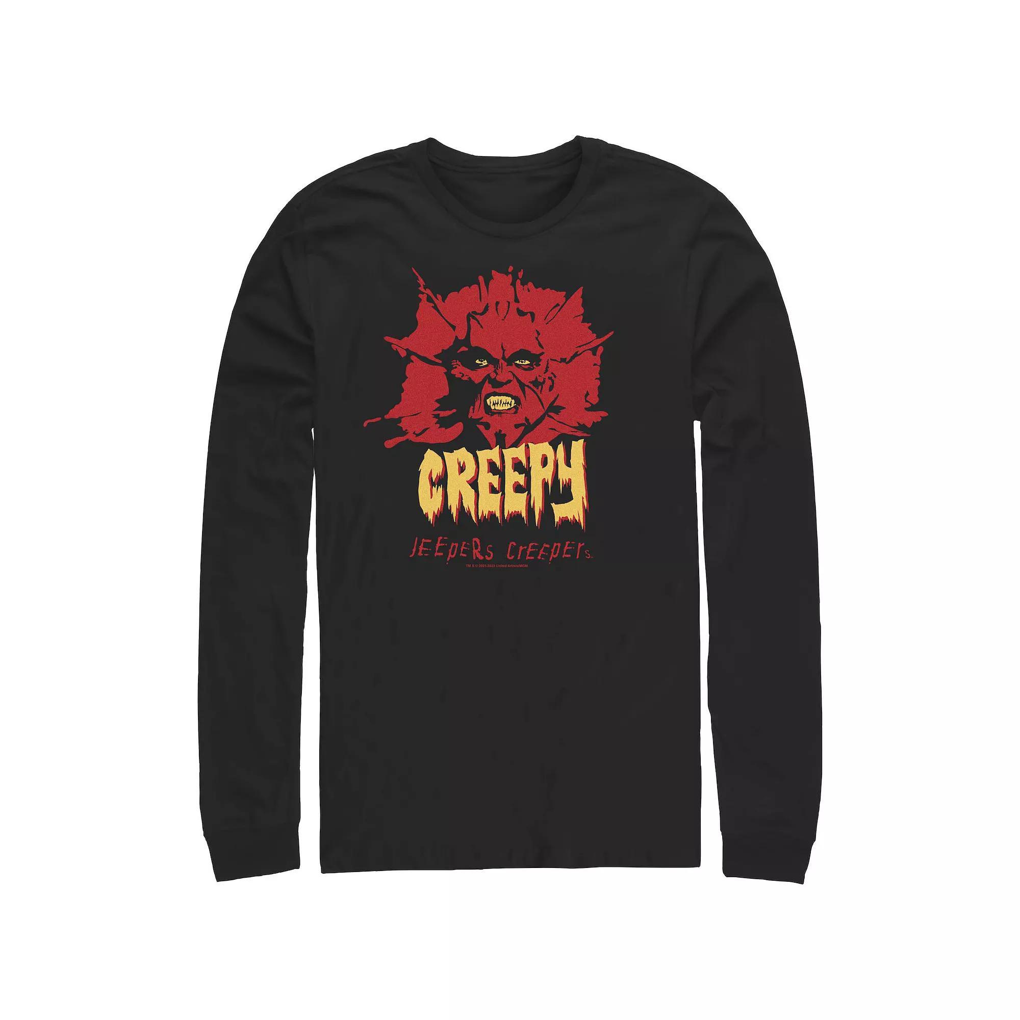 Men's Jeepers Creepers Creepy Long Sleeve Graphic Tee,  Product Image