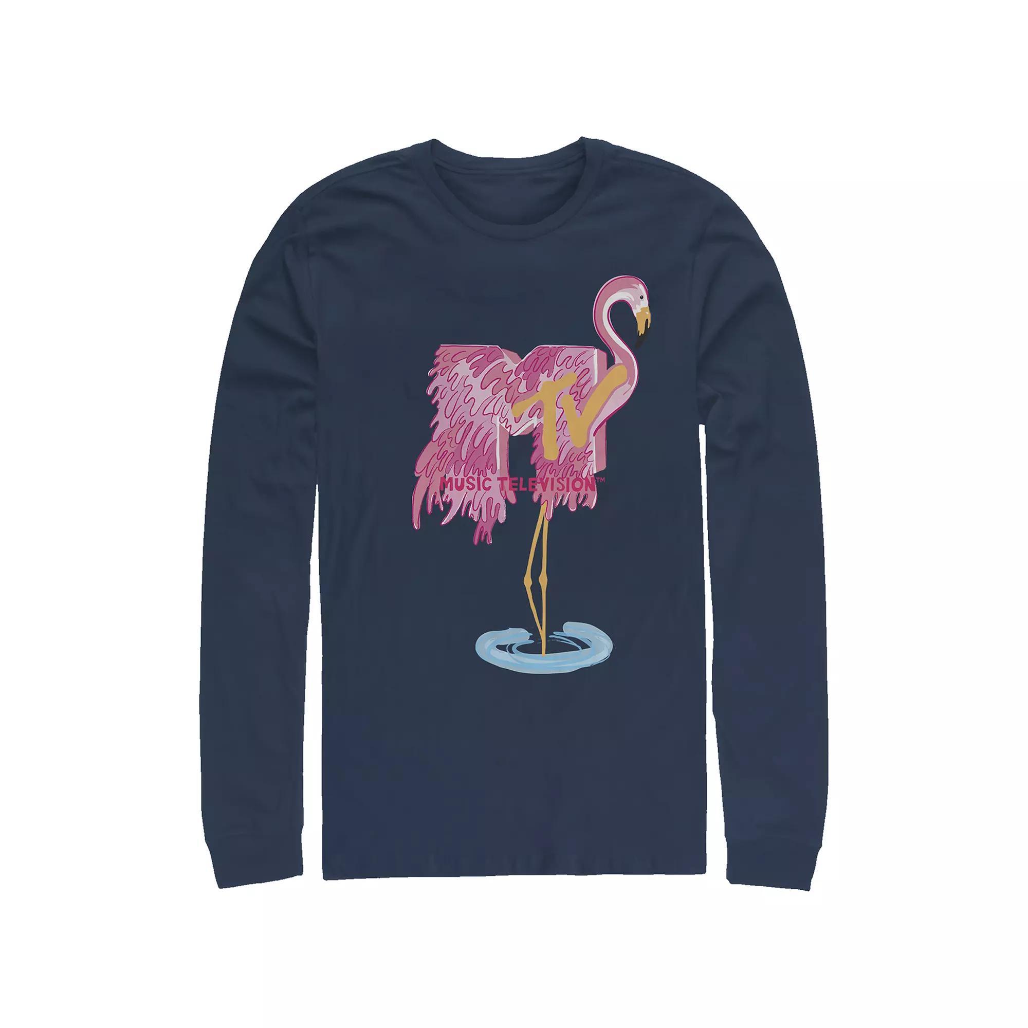 Men's MTV Flamingo Logo Graphic Tee,  Product Image
