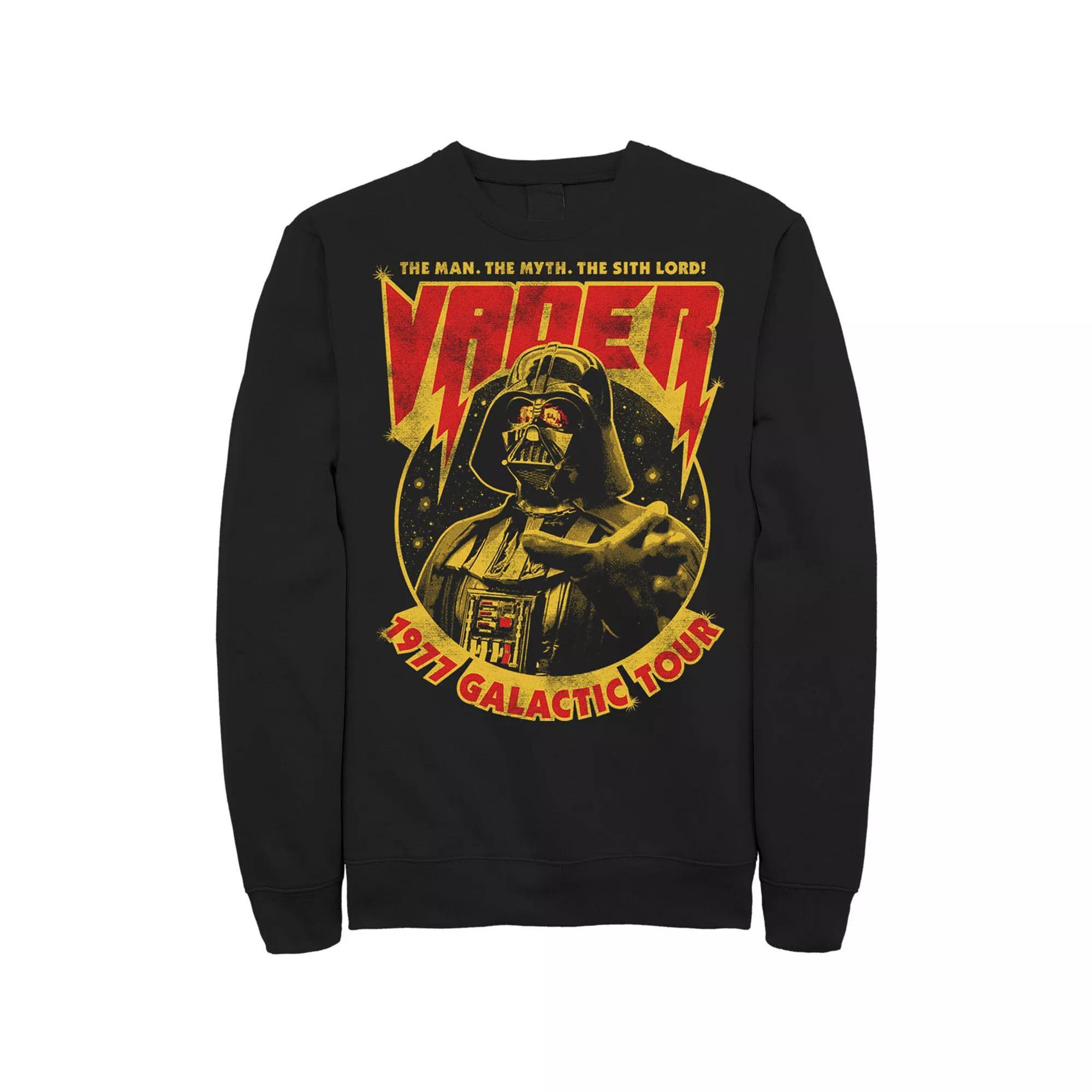 Men's Star Wars Vader 1977 Galactic Tour Metal Poster Sweatshirt,  Product Image