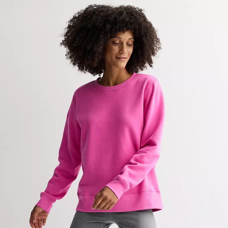 Women's Tek Gear® Ultrasoft Fleece Crewneck Sweatshirt,  Product Image