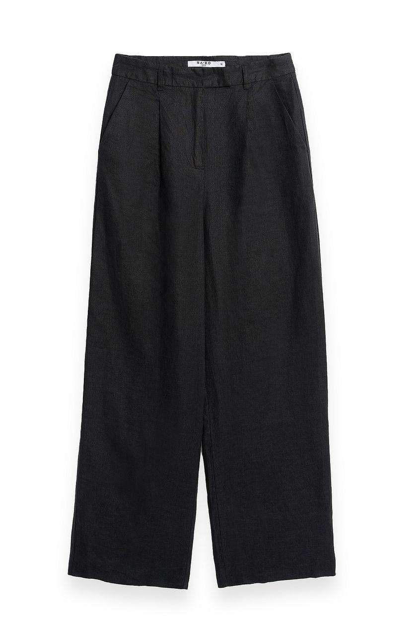 Linen Wide Leg Pants Product Image