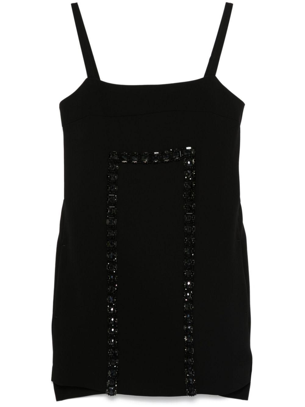 MAX MARA Embellished Sleeveless Dress In Black Product Image