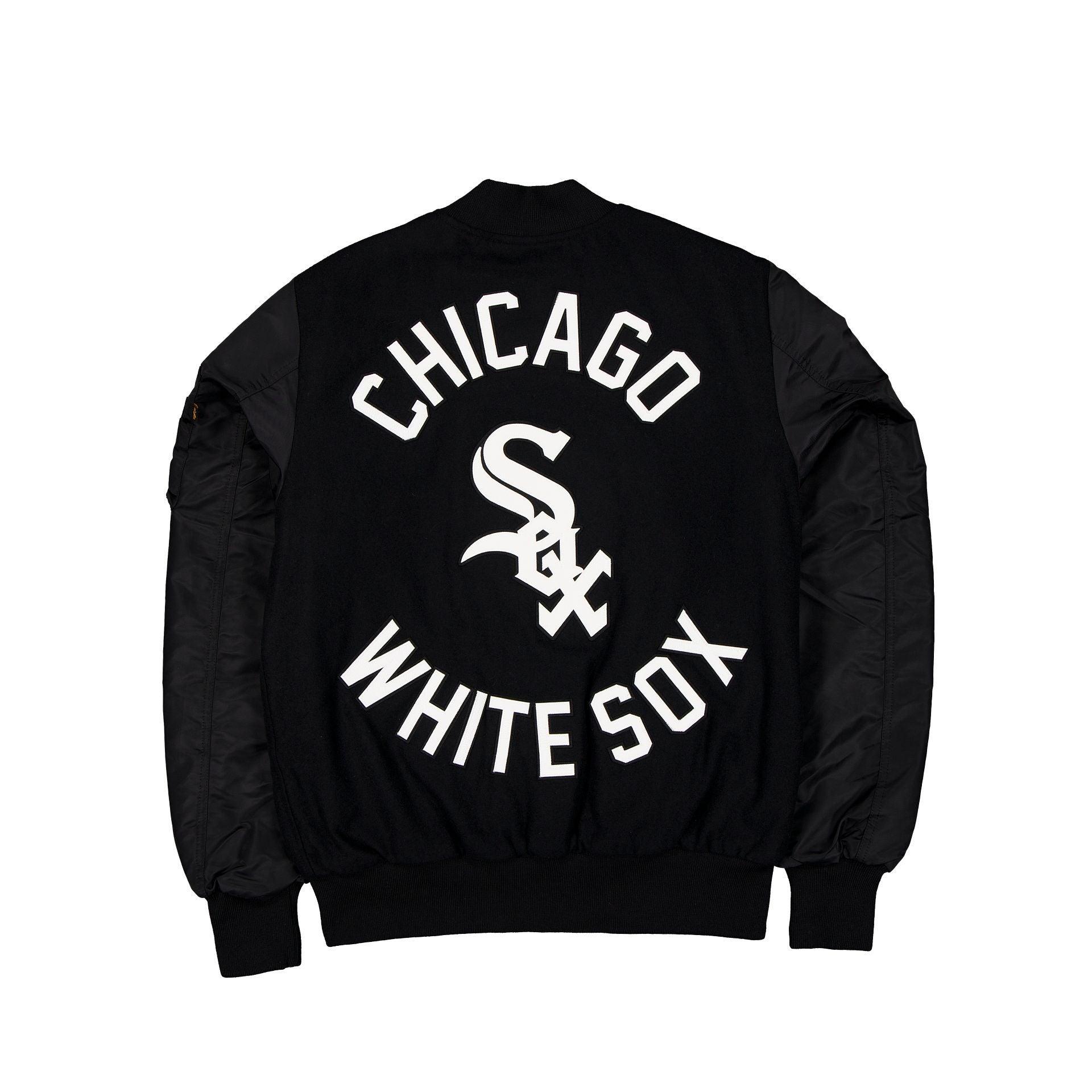 Alpha Industries x Chicago White Sox MA-1 Wool Varsity Jacket Male Product Image