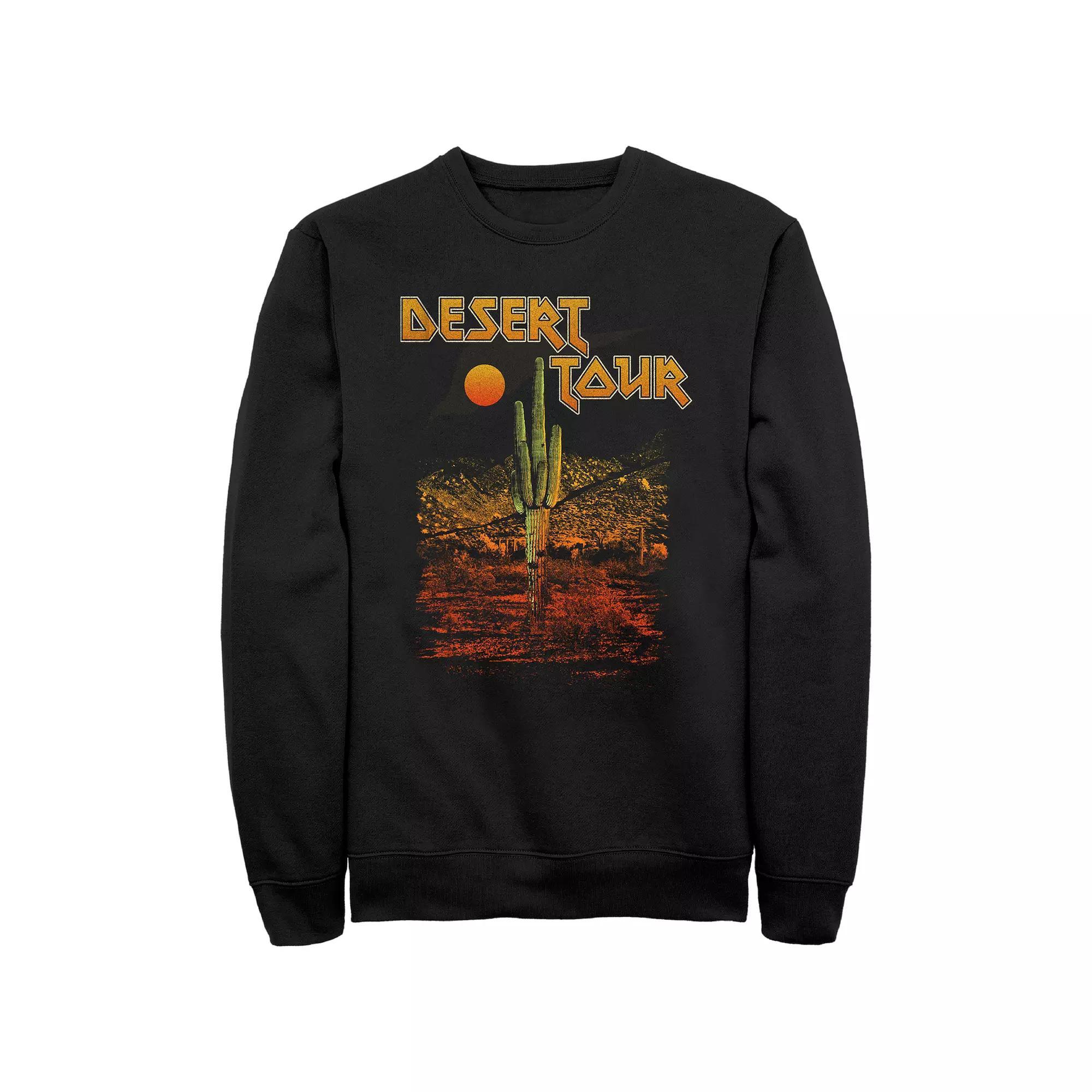 Men's Trendy Desert Tour Gradient Text Sweatshirt,  Product Image