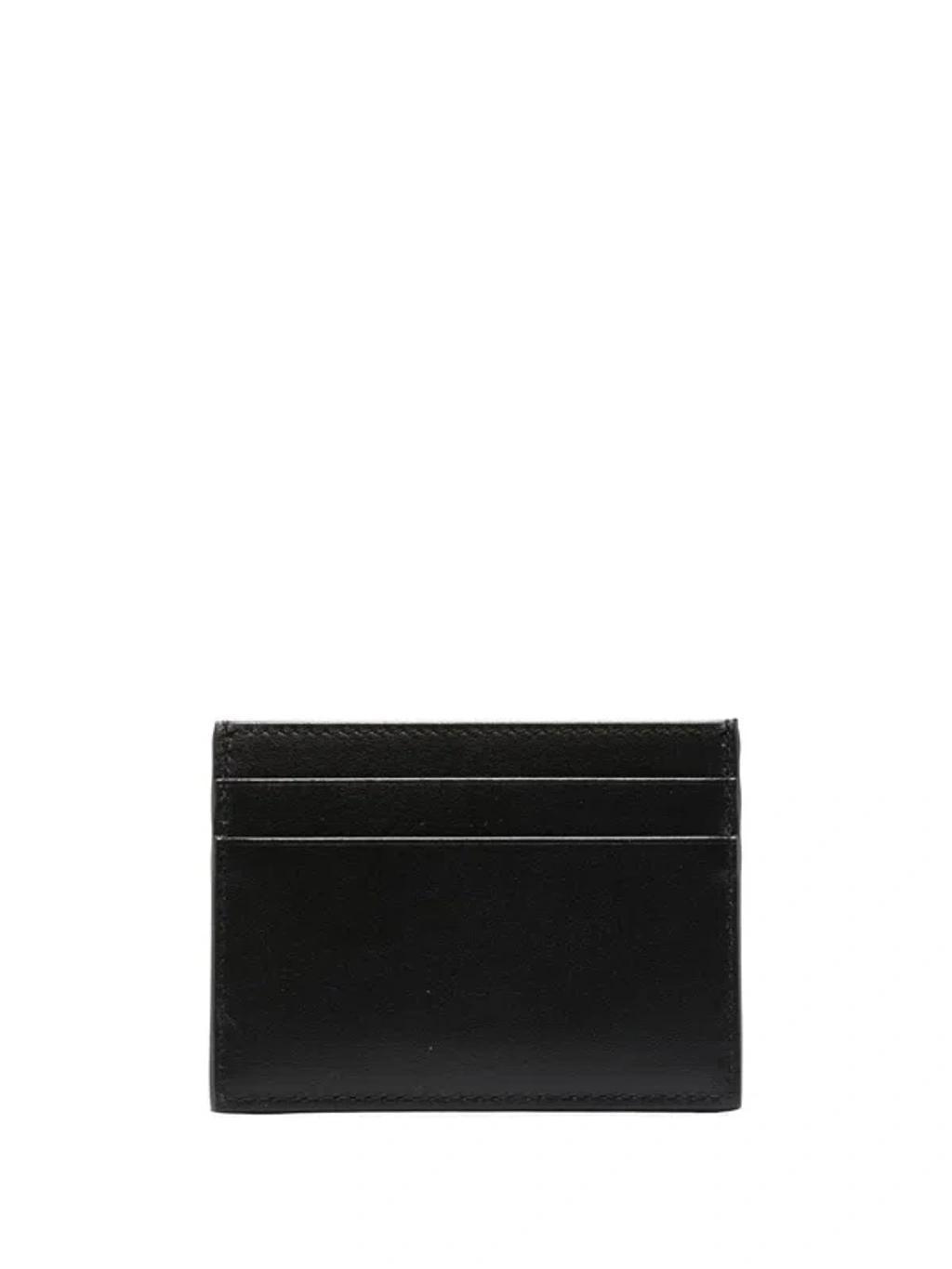 BOTTEGA VENETA Intrecciato Leather Card Holder In Orange Product Image