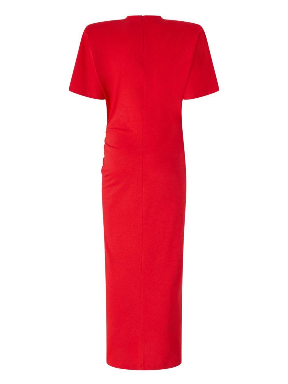 ruched long dress Product Image