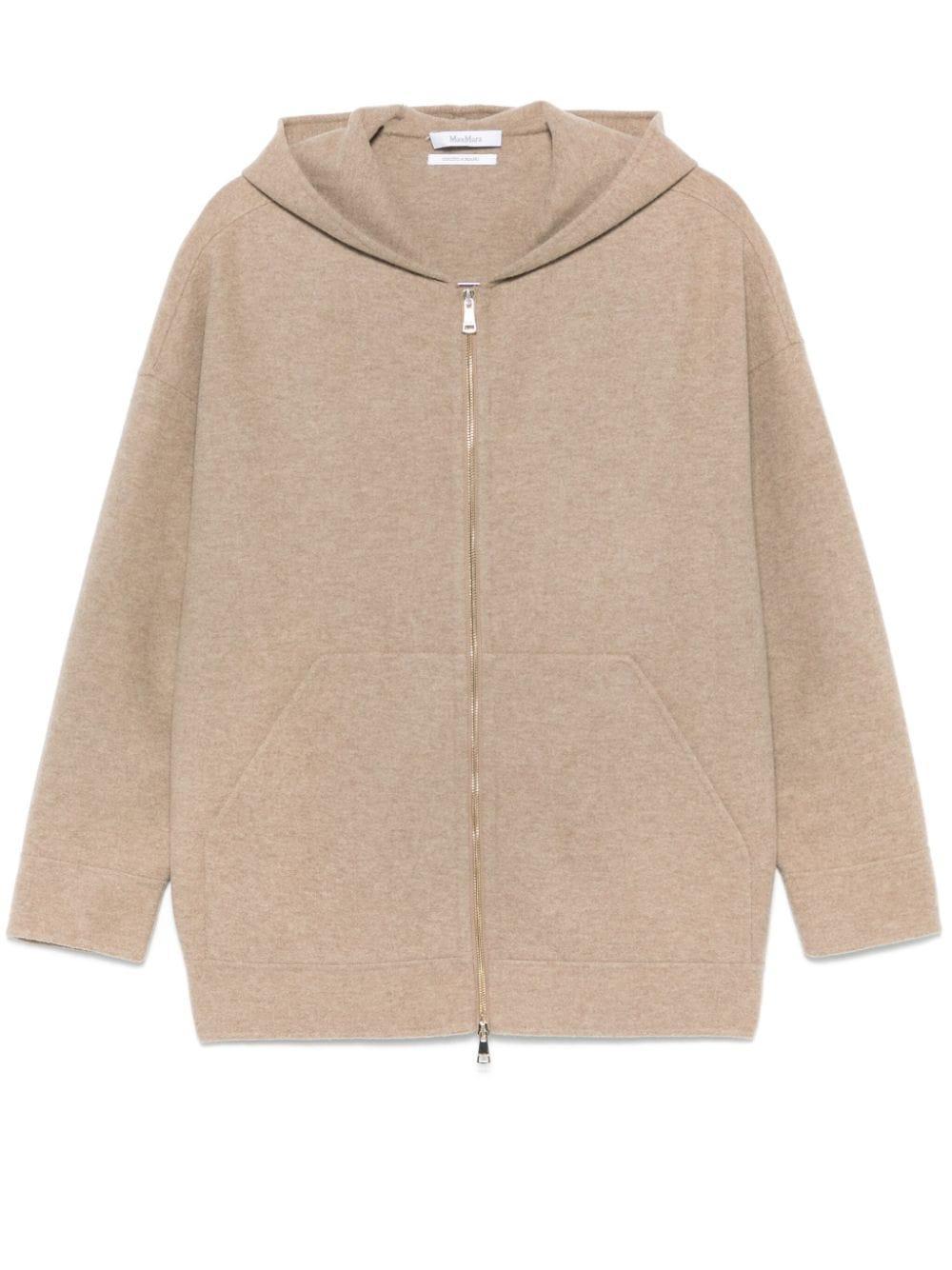 MAX MARA Saio - Wool And Cashmere Over Sweater In Brown Product Image