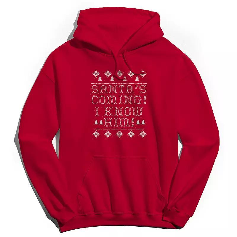 Men's Take Me To The Cabin Christmas Graphic Hoodie, Women's, Size: Large, Red Product Image