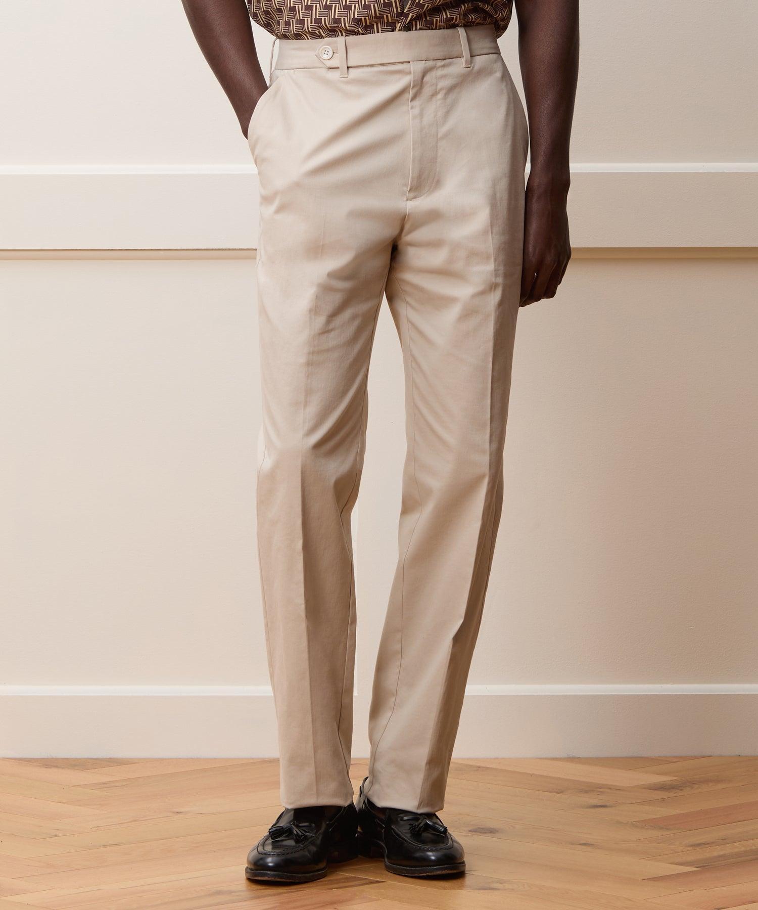 Straight Fit Italian Cotton Tab Chino Product Image