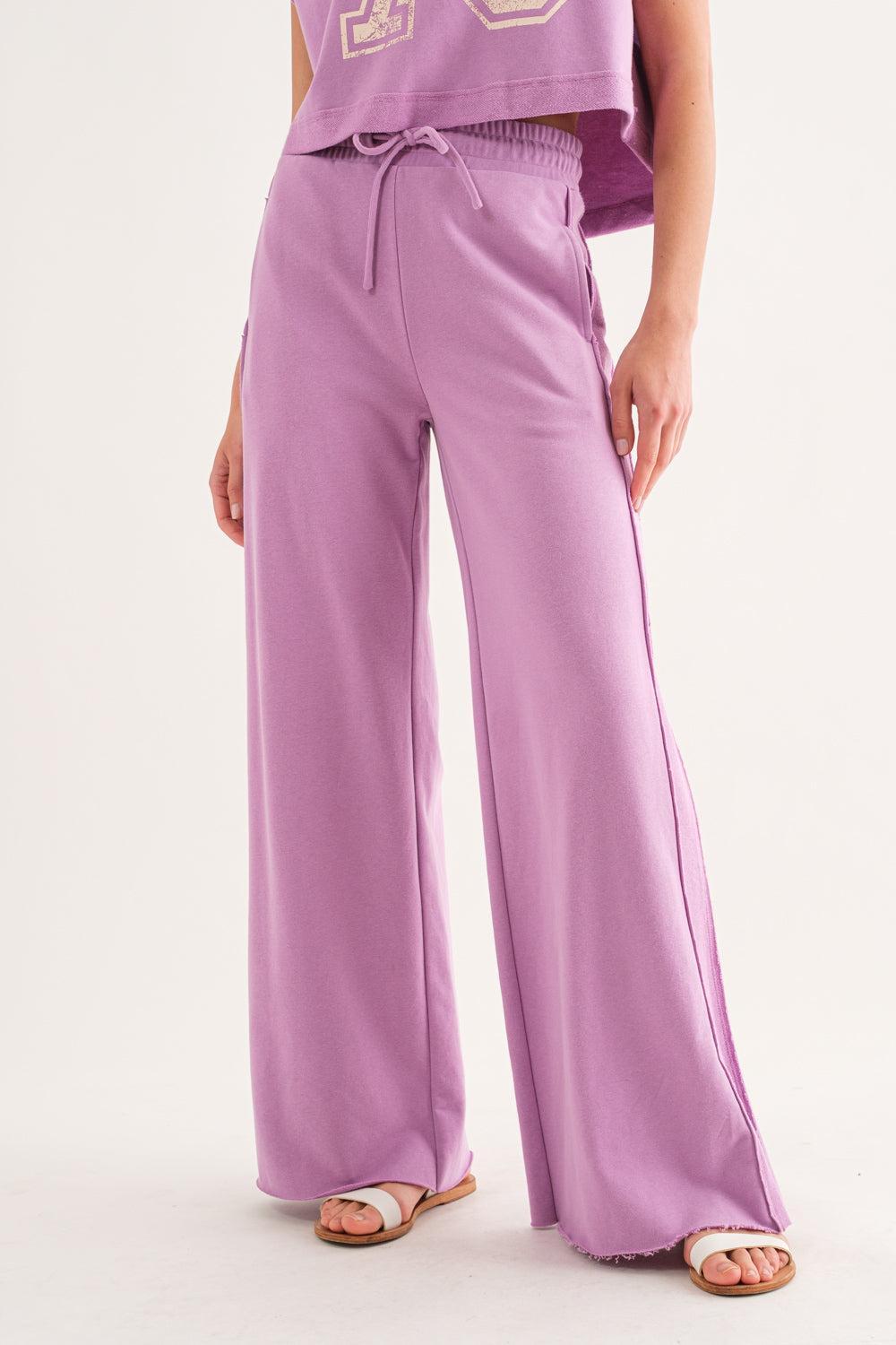 Wide Leg Relaxed Fit Pants Product Image