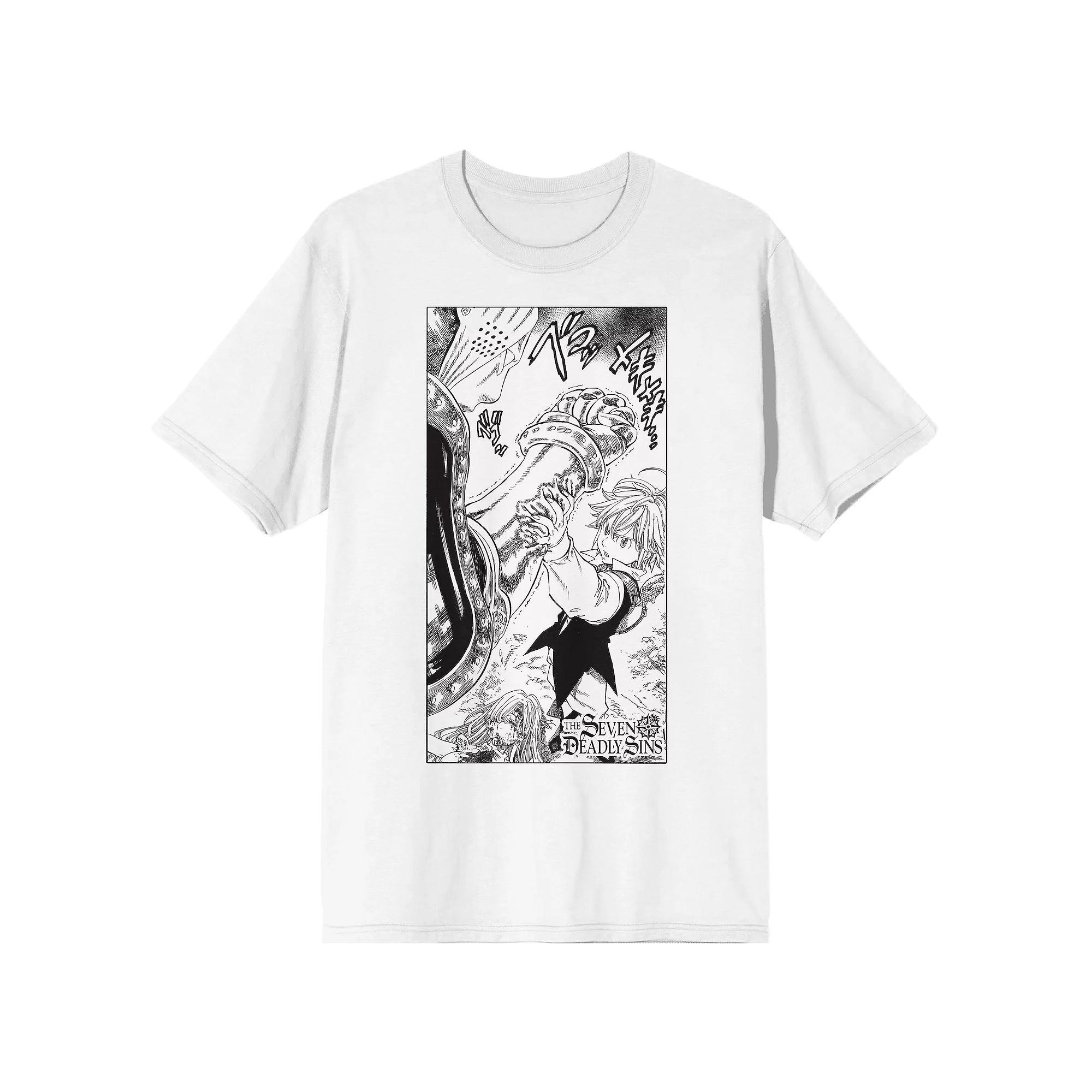 Men's Seven Deadly Sins Manga Short Sleeve Graphic Tee,  Product Image