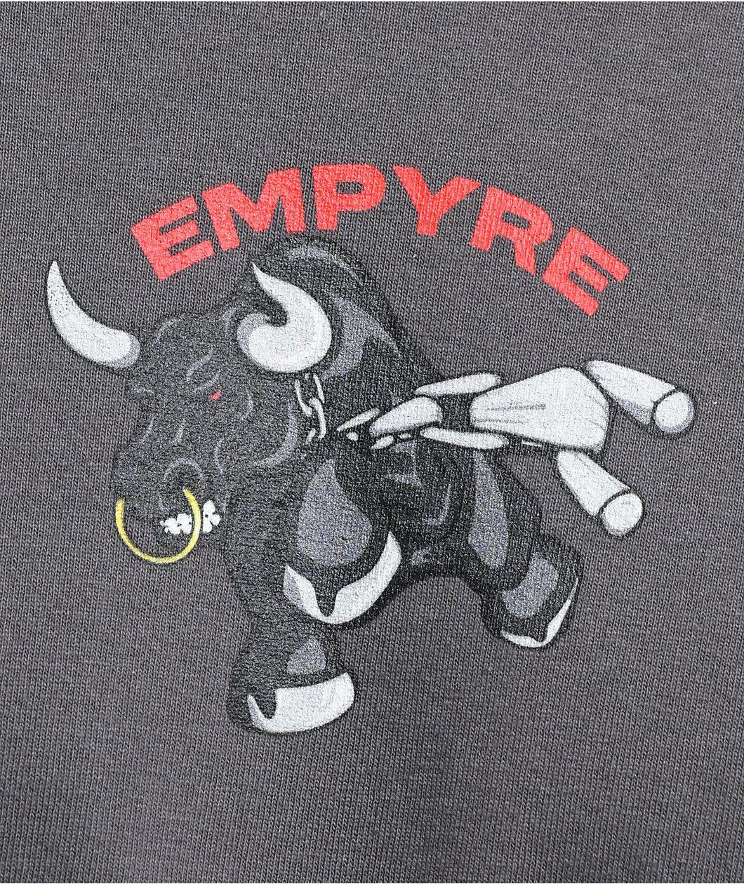 Empyre Bull Charcoal Long Sleeve T-Shirt Product Image