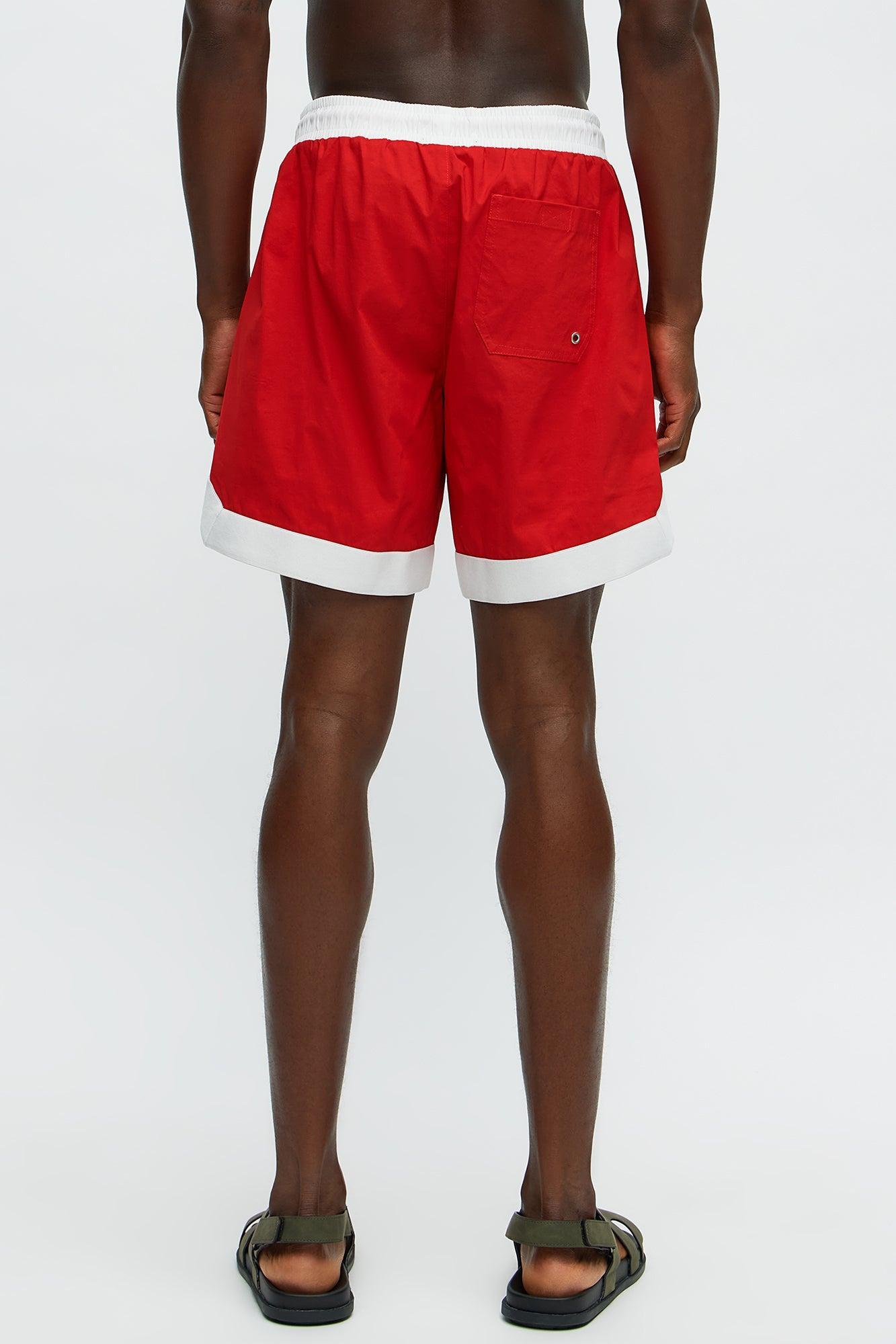 Agile Taping Swim Classic Trunk - Red Product Image