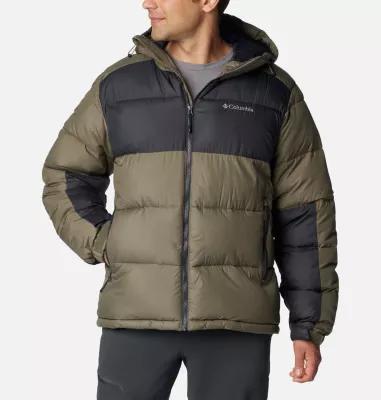 Columbia Big Tall Pike Lake II Hooded Jacket (Stone /Shark) Men's Clothing Product Image