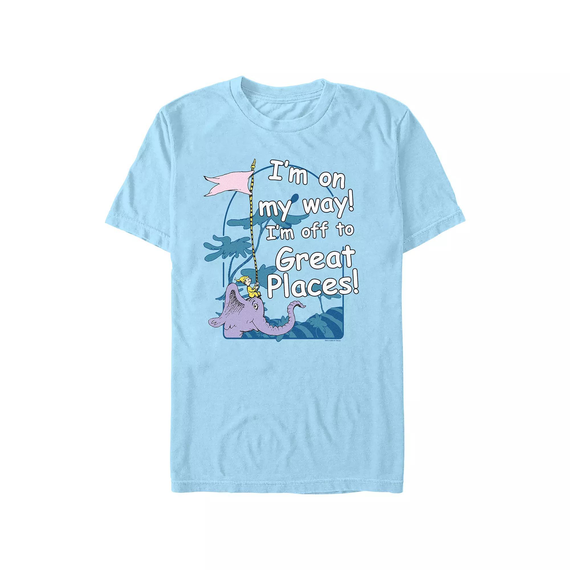 Men's Dr. Seuss I'm Off To Great Places Graphic Tee,  Product Image