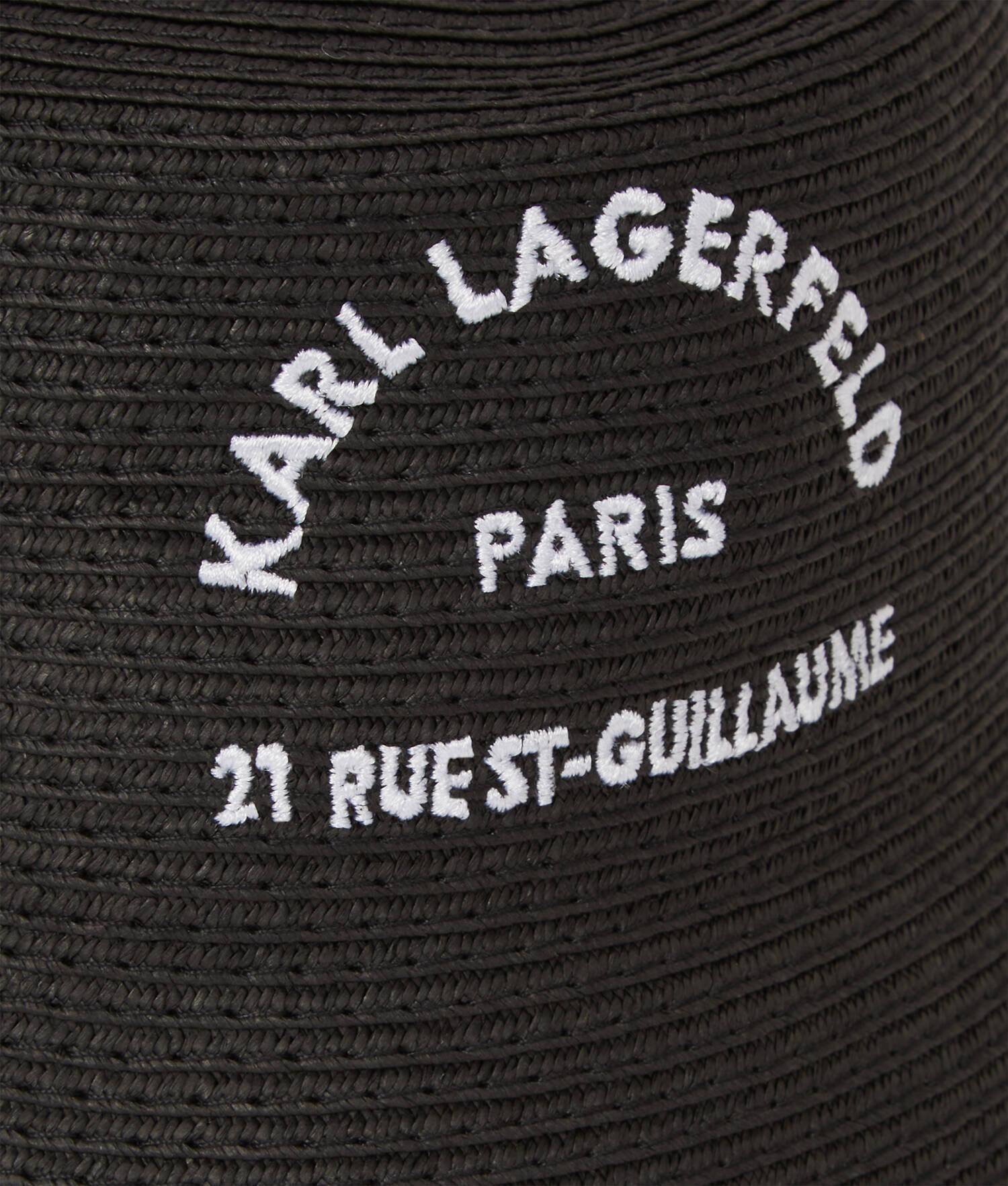 RUE ST-GUILLAUME STRAW BUCKET HAT Product Image