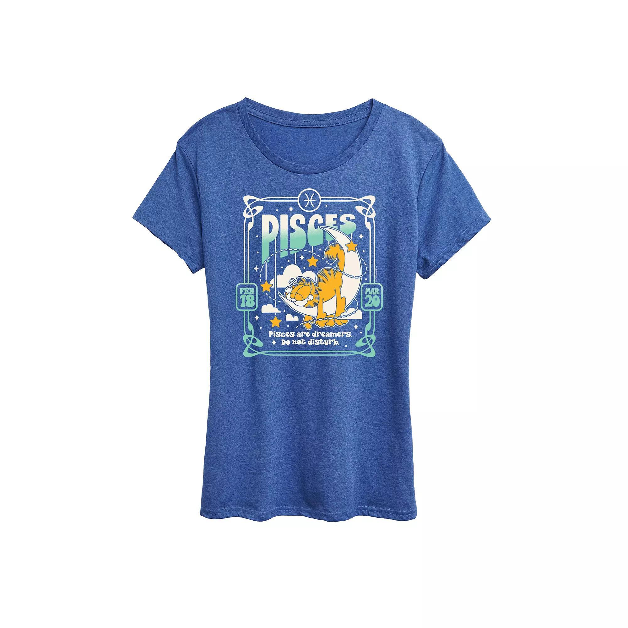 Plus Garfield Pisces Graphic Tee, Women's,  Product Image