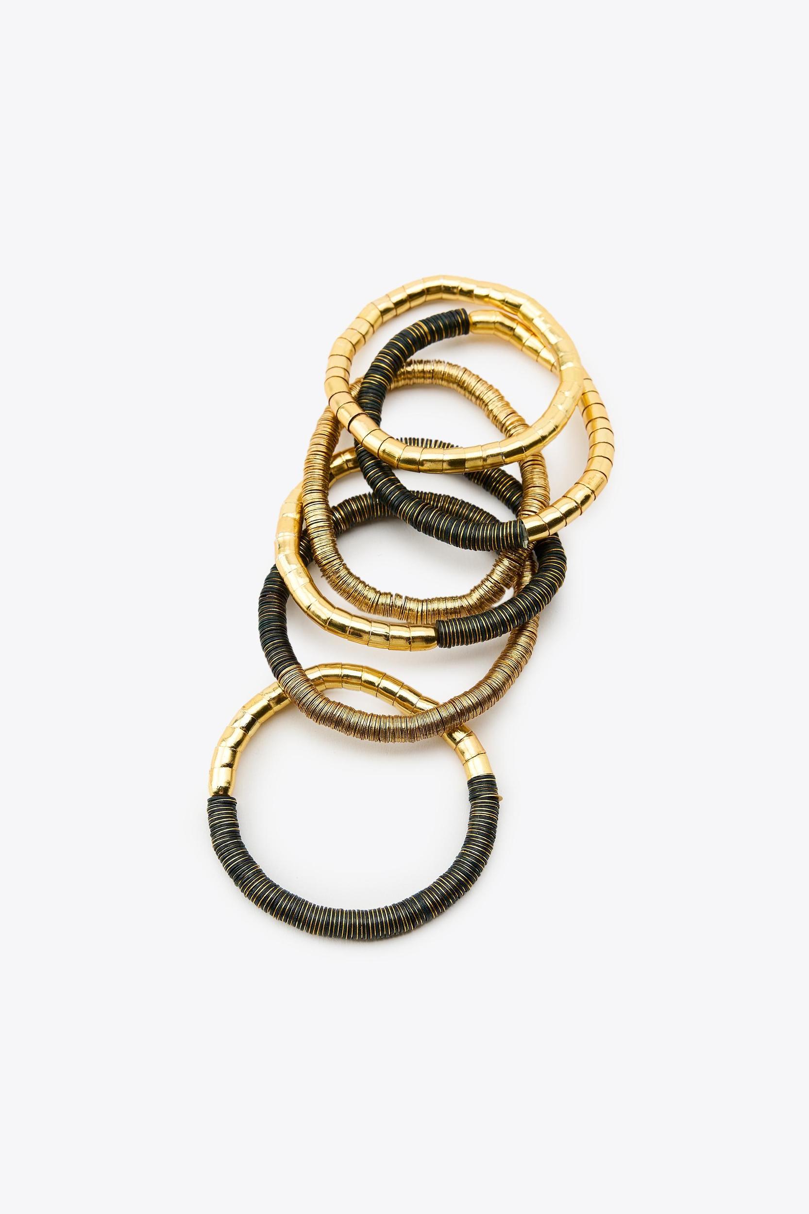 6-PACK OF COMBINED ELASTIC BRACELETS Product Image