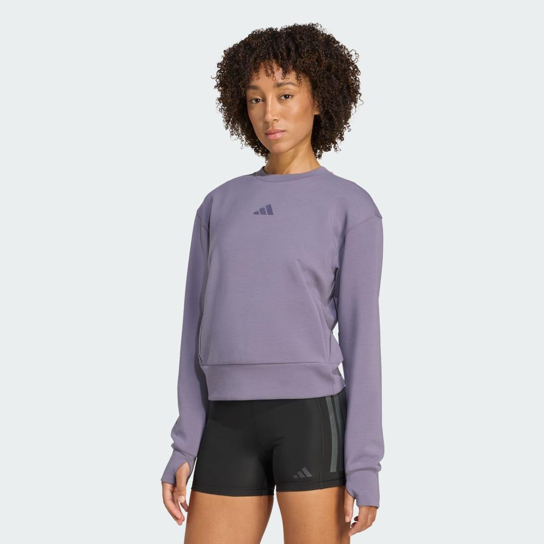 Designed-for-Training Warm-Up Crewneck Sweatshirt Product Image