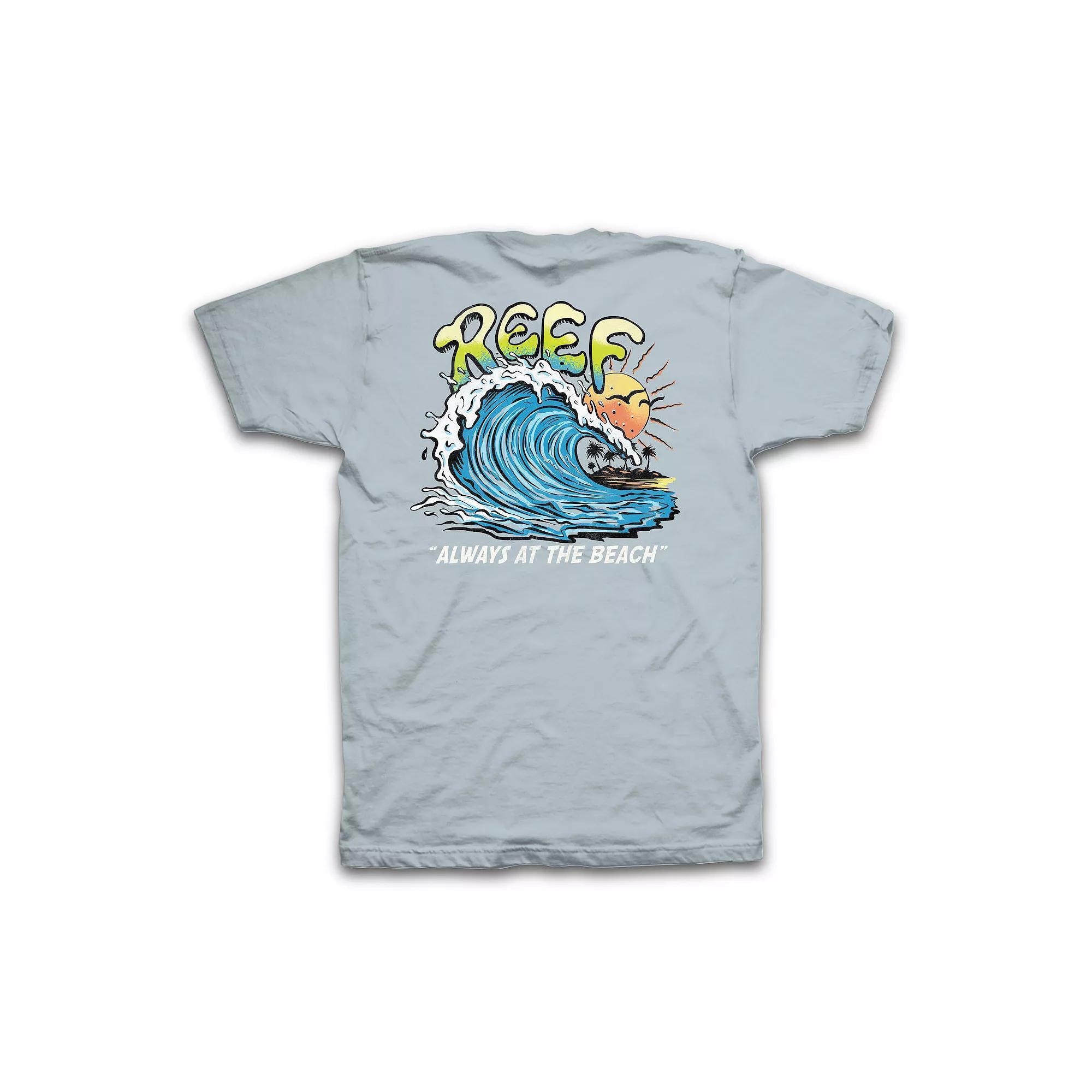 Men's Reef Baja Graphic Tee, Size: Large, Artic Blue Product Image