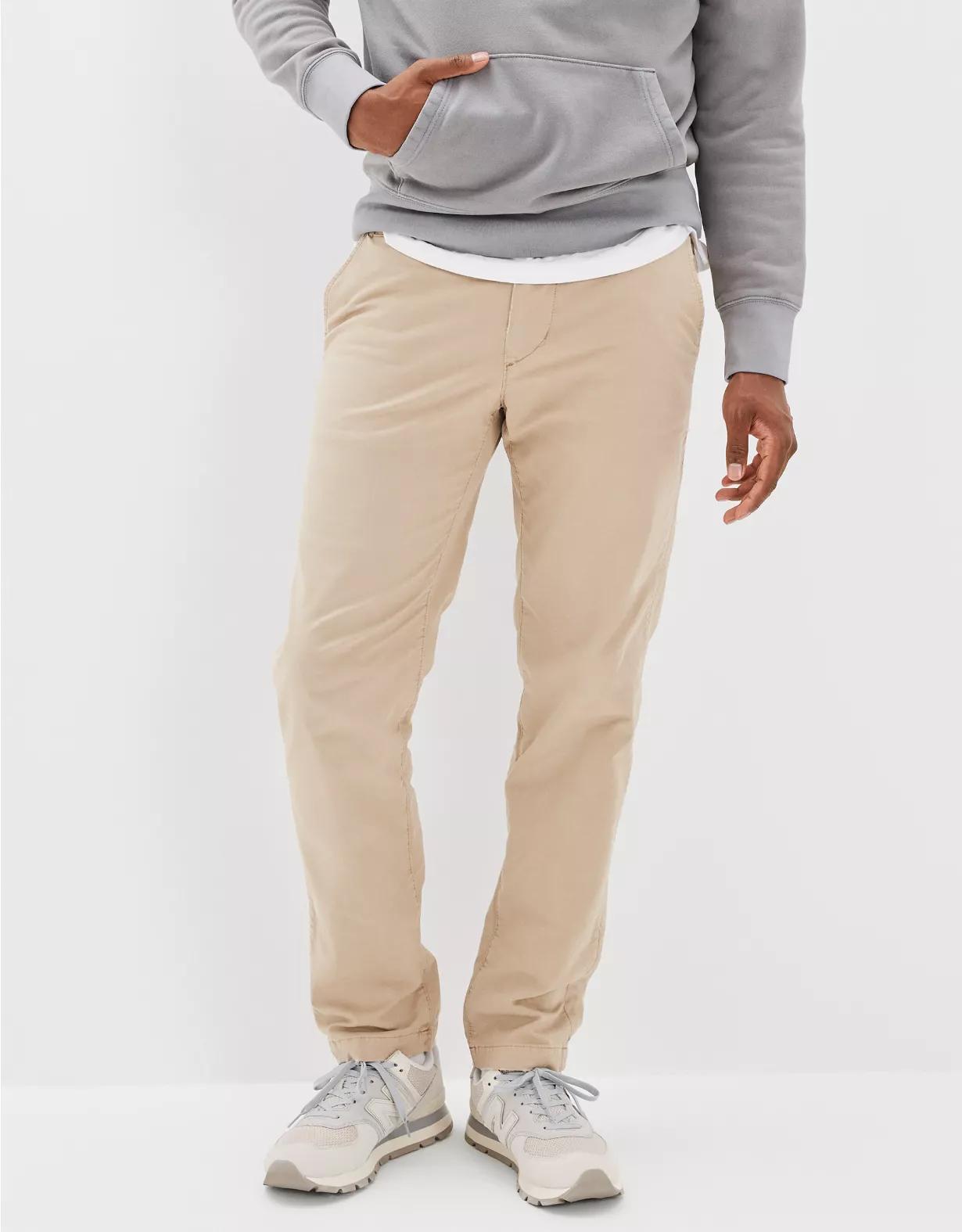 AE Flex Original Straight Lived-In Khaki Pant Product Image