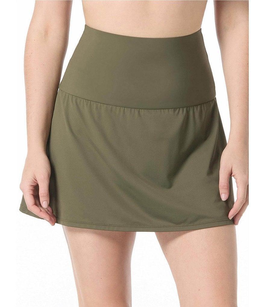 Coco Reef Solid Soar High Waist Skirted Swim Bottom Product Image