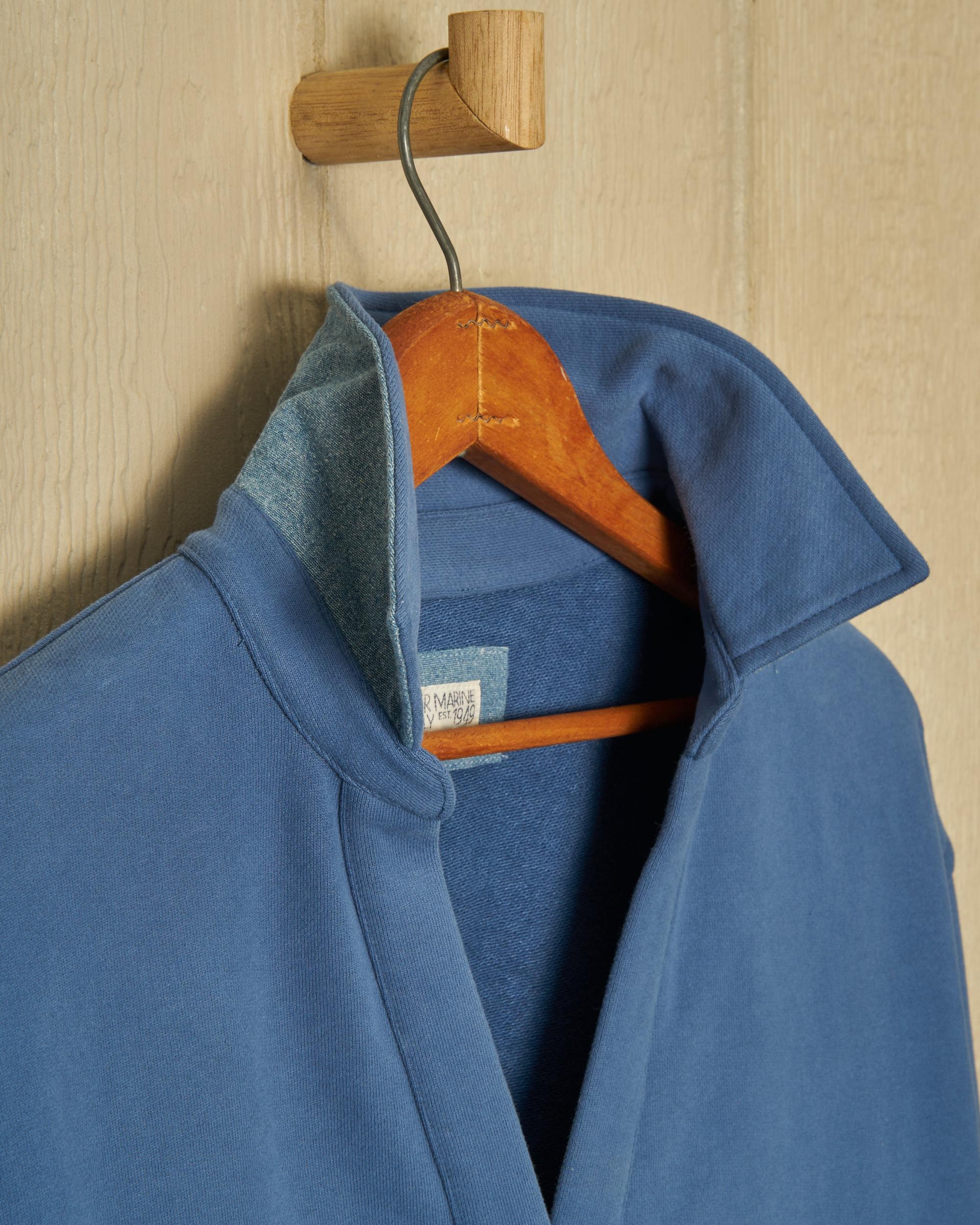 Inlet Pullover in Iris Loopback Terry Product Image