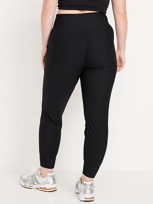 High-Waisted PowerSoft Rib 7/8 Joggers Product Image