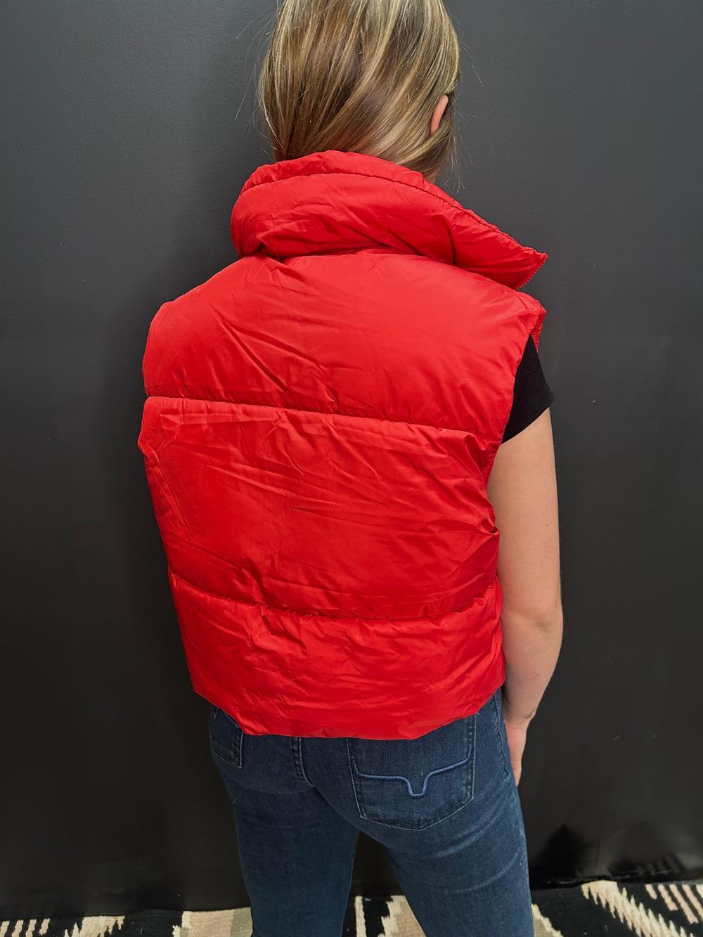 Puffer Cropped Vest* Product Image