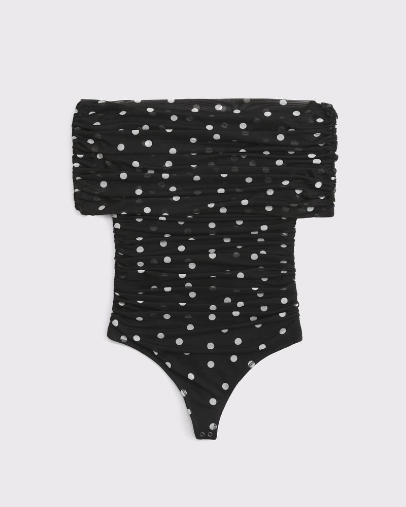 Mesh Foldover Bodysuit Product Image