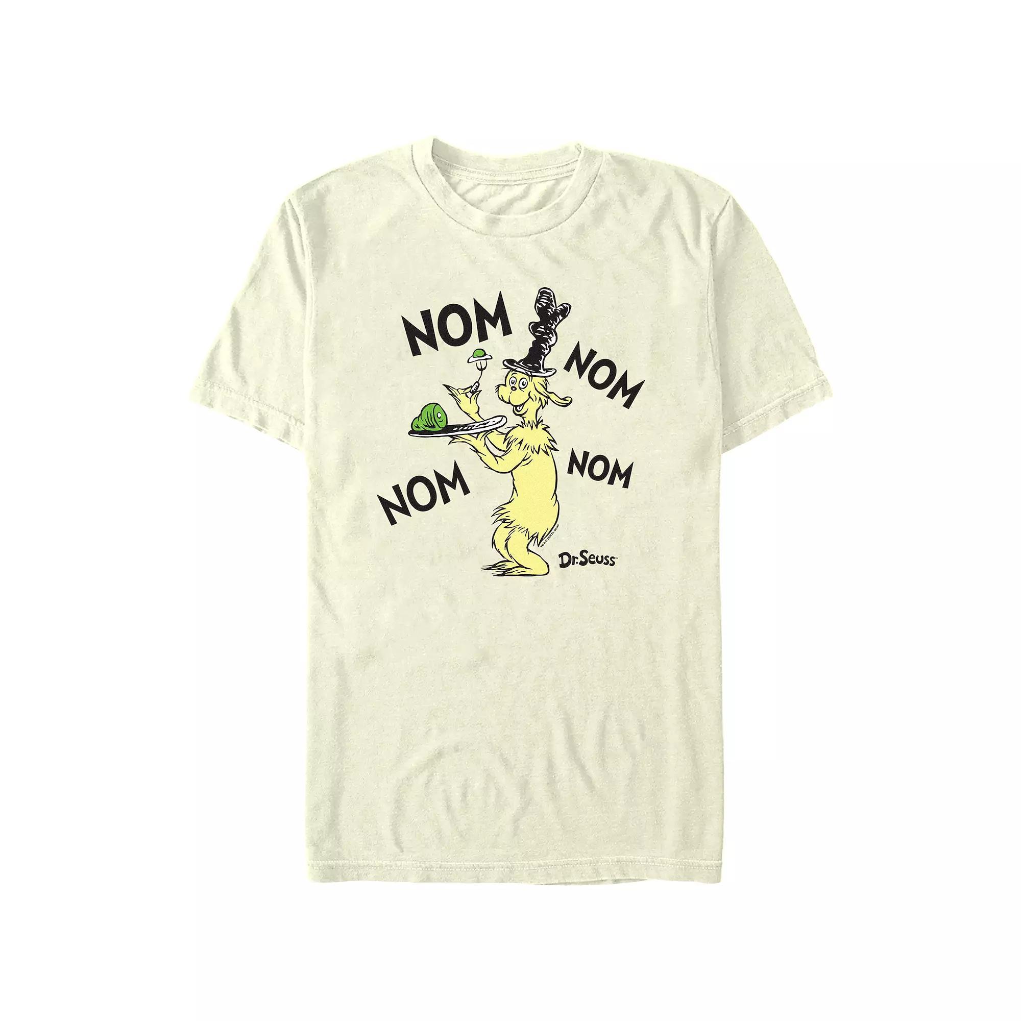 Men's Dr. Seuss Nom Nom Graphic Tee, Size: Medium, Natural Product Image