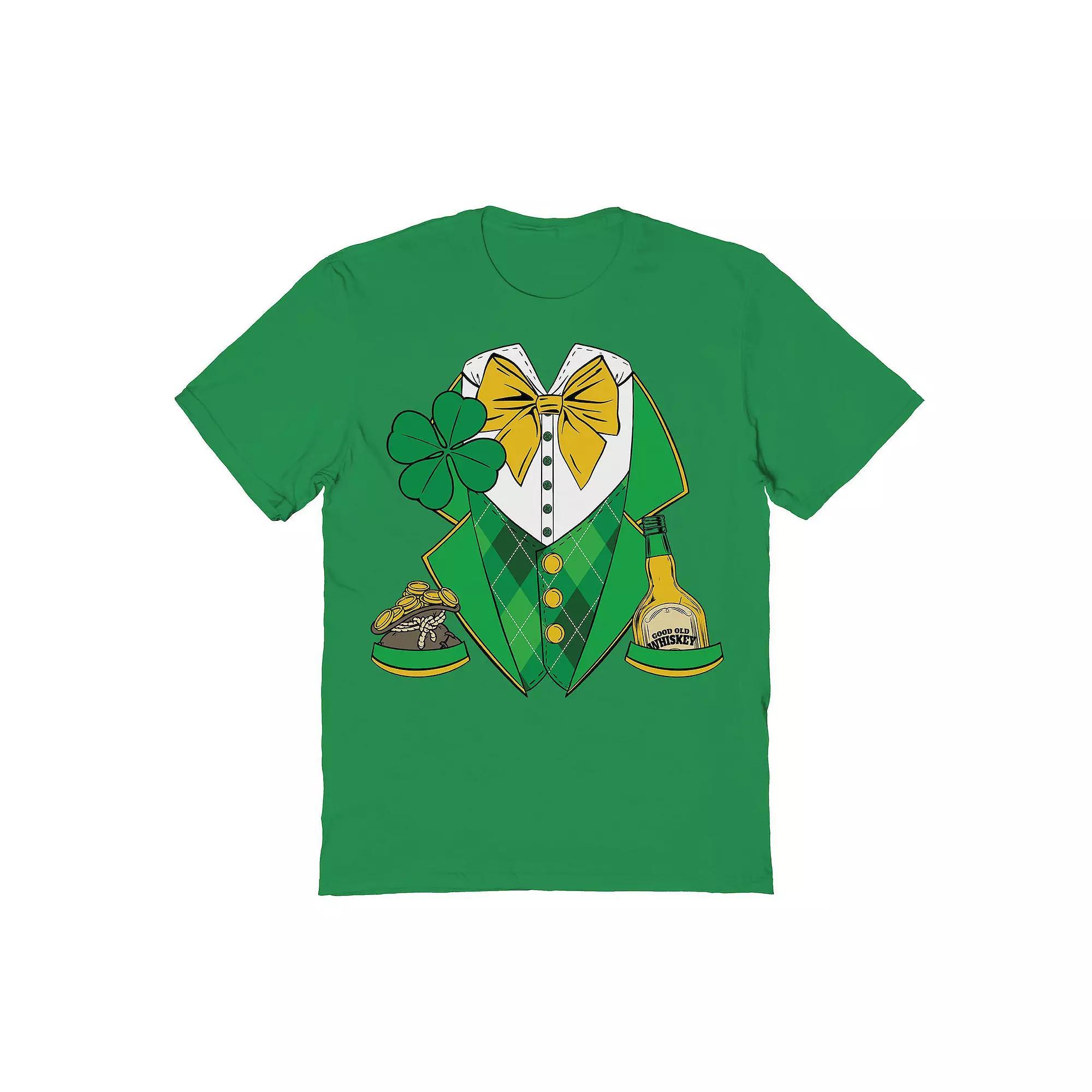 Men's St Patrick's Day St Paddy Costume Graphic Tee,  Product Image