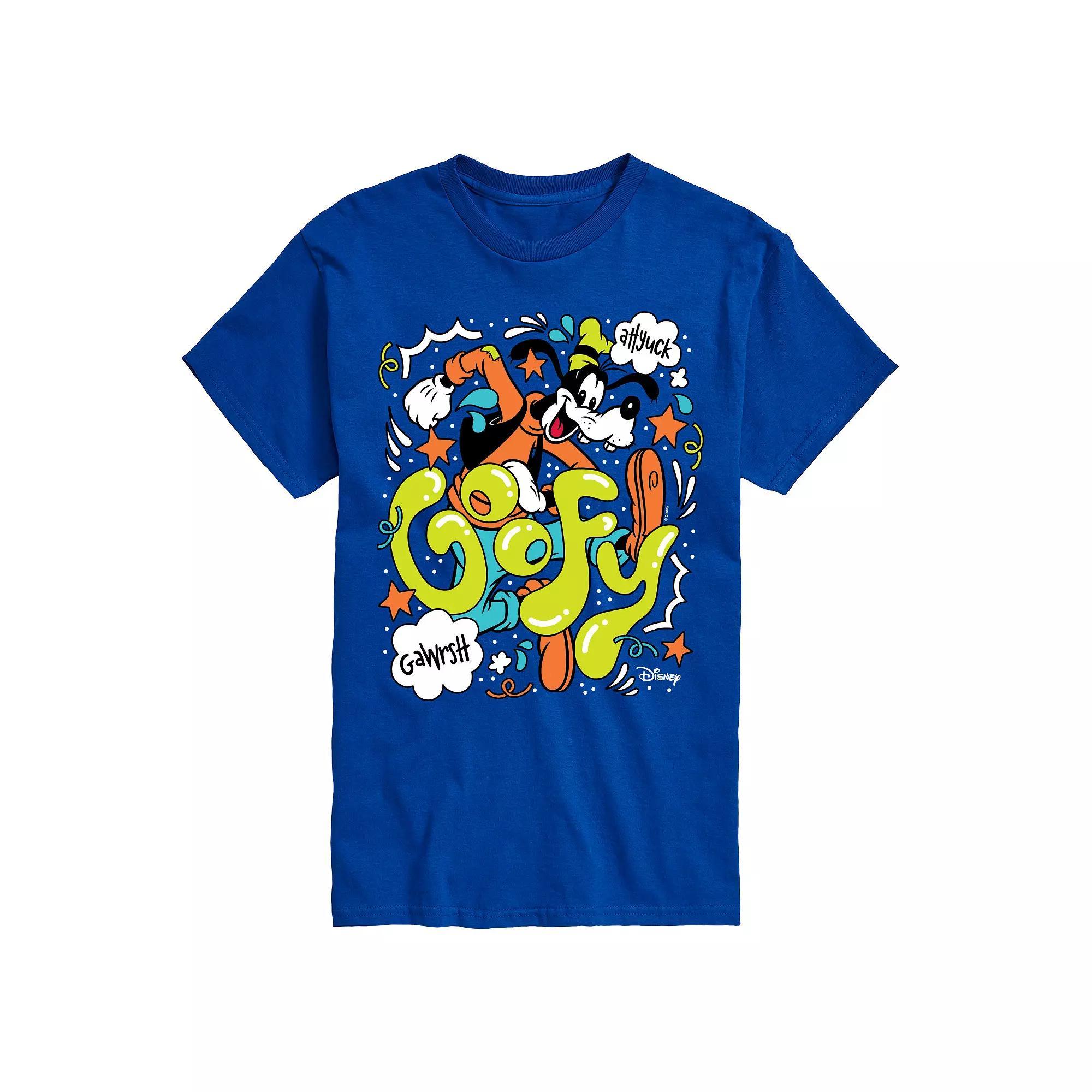 Disney's Goofy Big & Tall Pop Art Doodles Graphic Tee, Men's,  Product Image