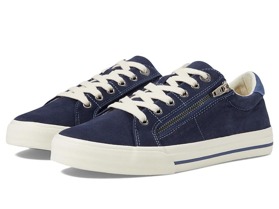 Taos Footwear Z-Soul Canvas Oxford Zip Detail Sneakers Product Image