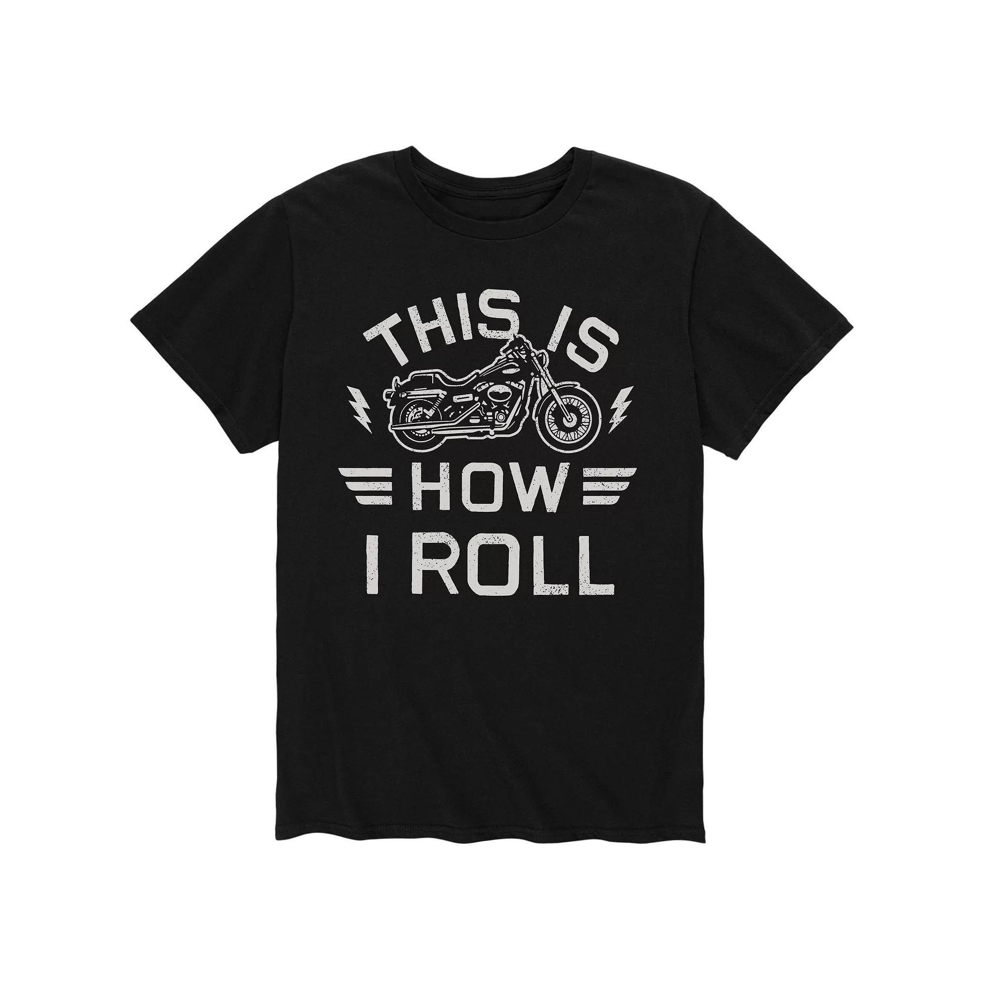 Men's This Is How I Roll Motorcycle Tee,  Product Image