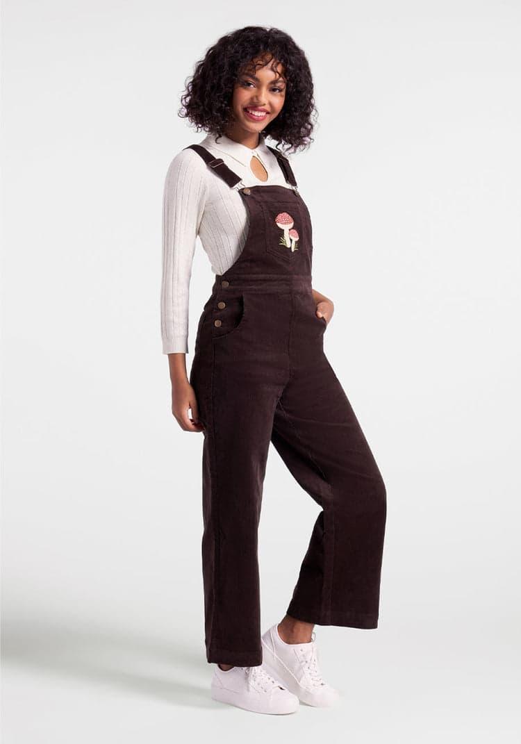 Mushroom Alley Corduroy Overalls Product Image