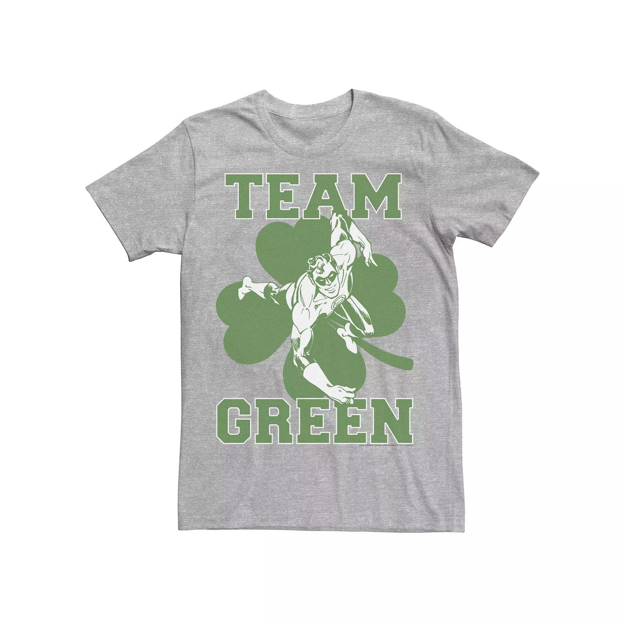 Men's DC Comics St. Patrick's Day Green Lantern Team Green Tee,  Product Image